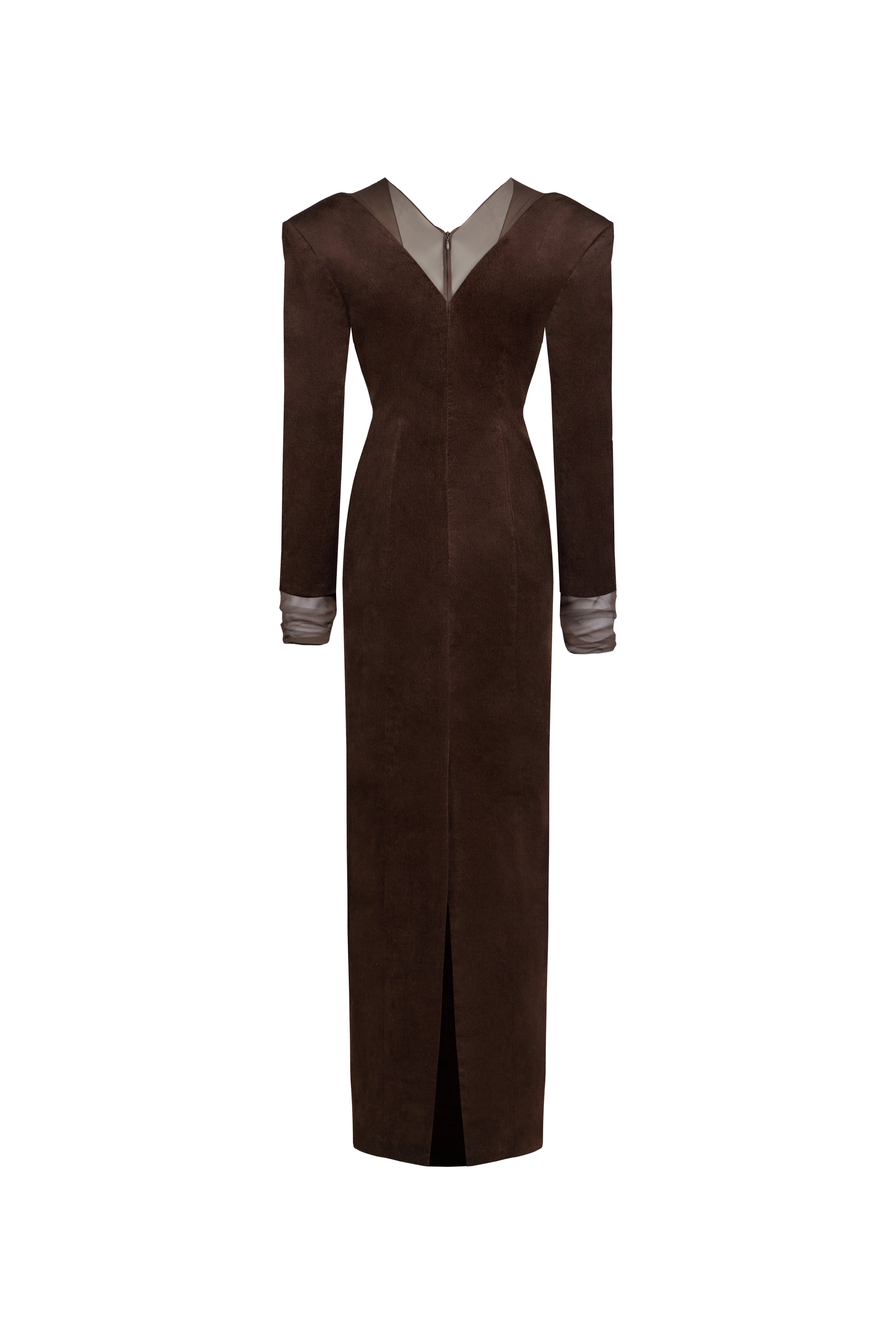 ROBE LONGUE WHITNEY DEMI COUTURE