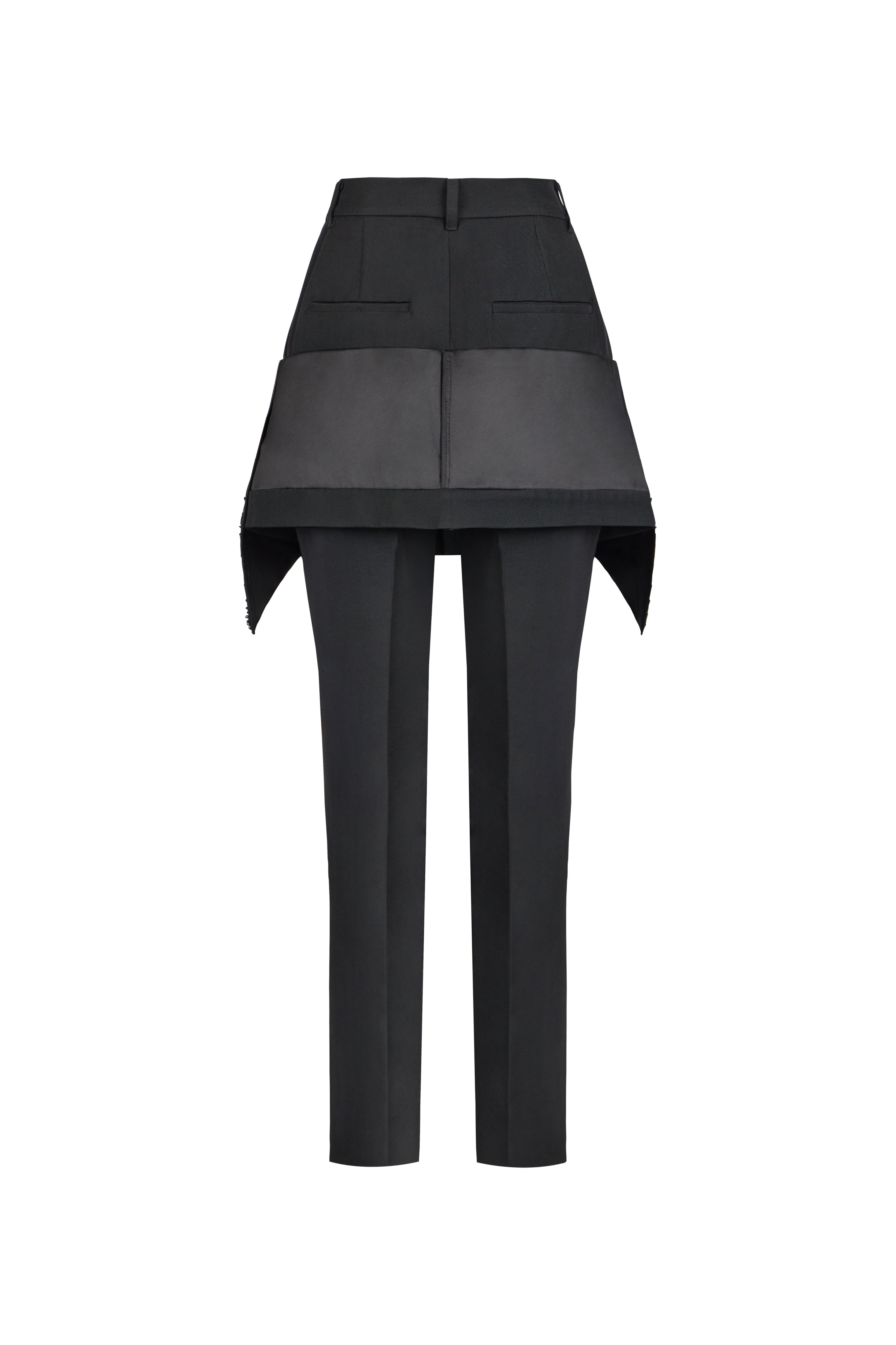 CORSET AND FALLING TROUSERS WITH EMBROIDERY