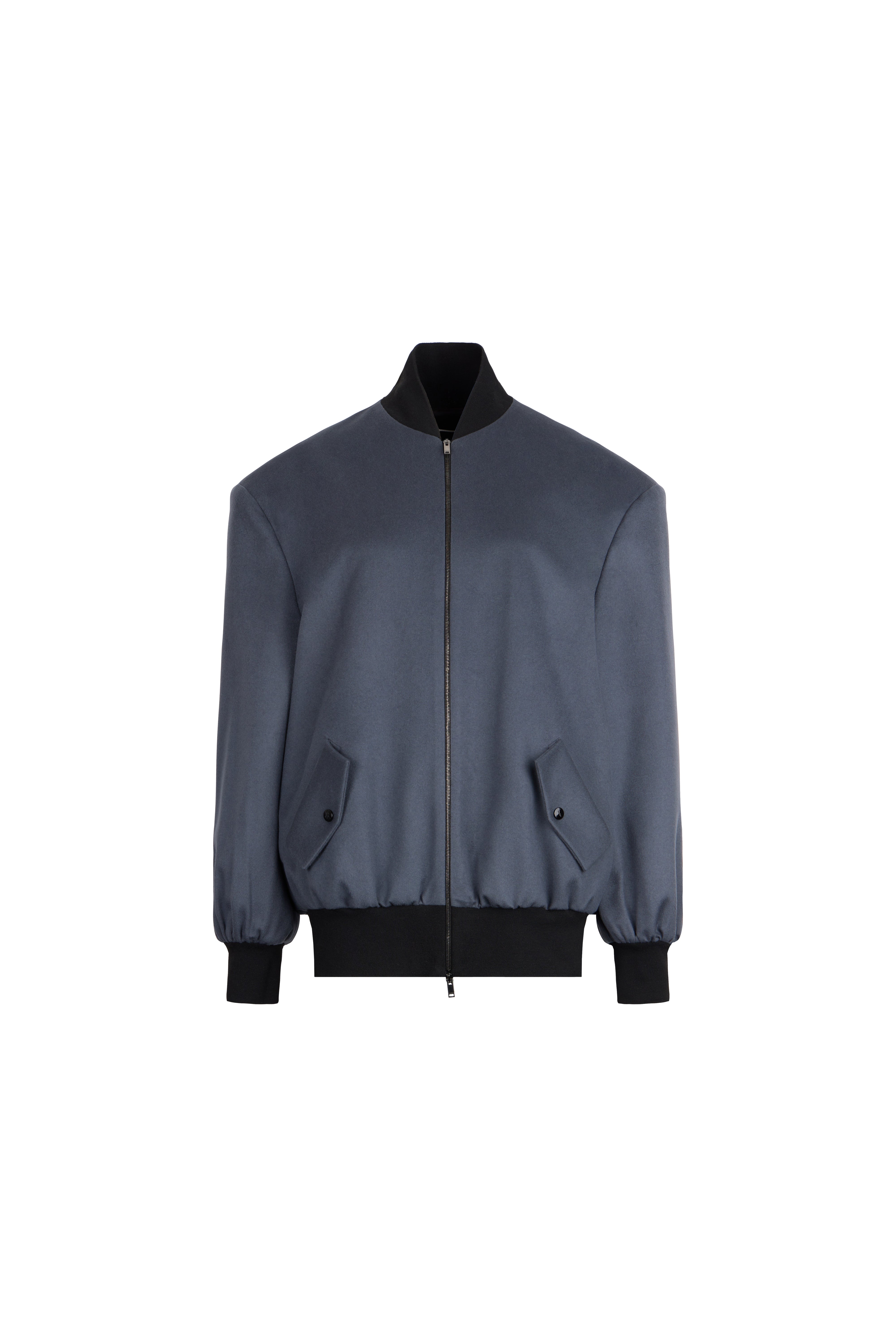 WOOL OVERSIZED BOMBER