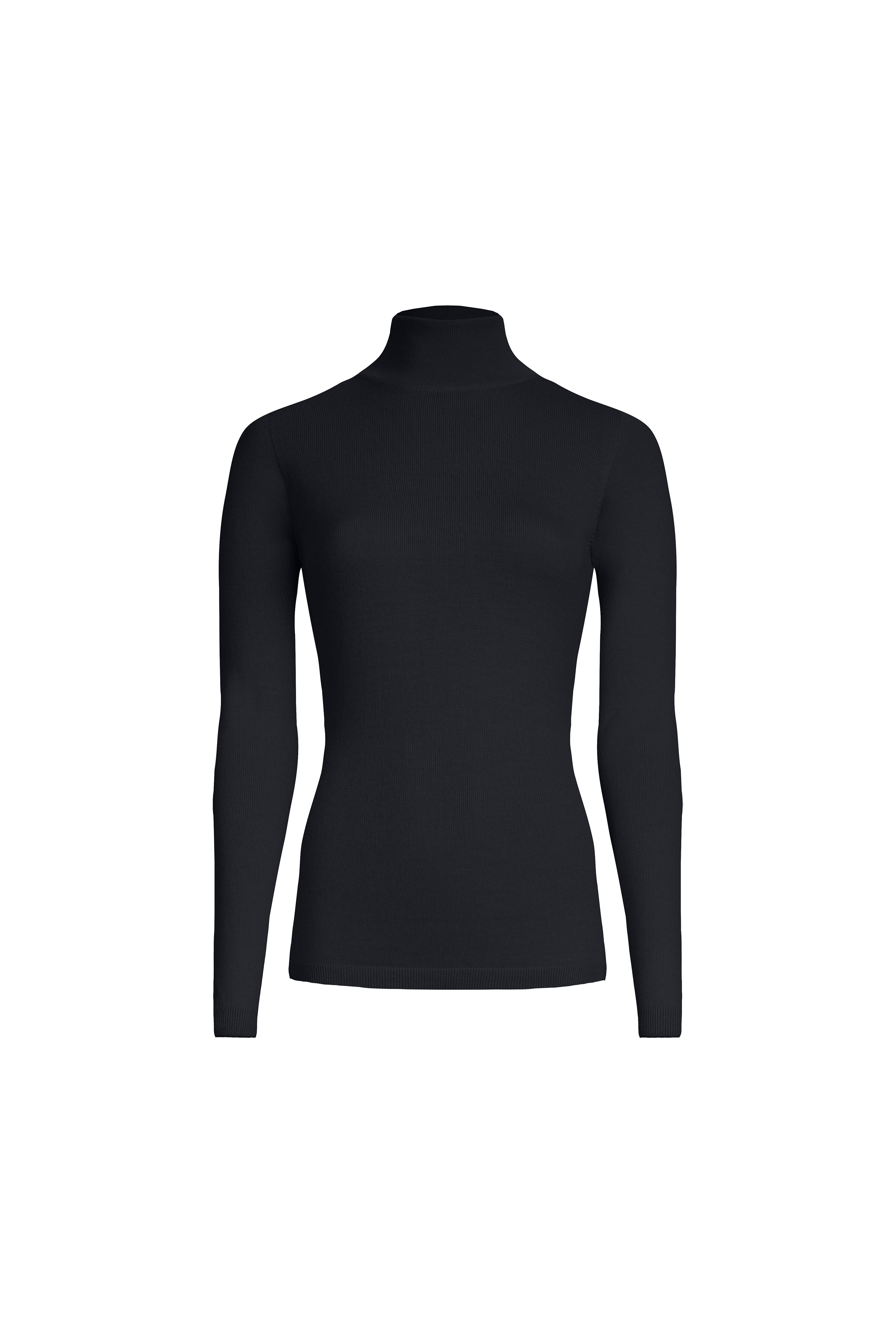 CLASSIC TURTLENECK IN BLACK