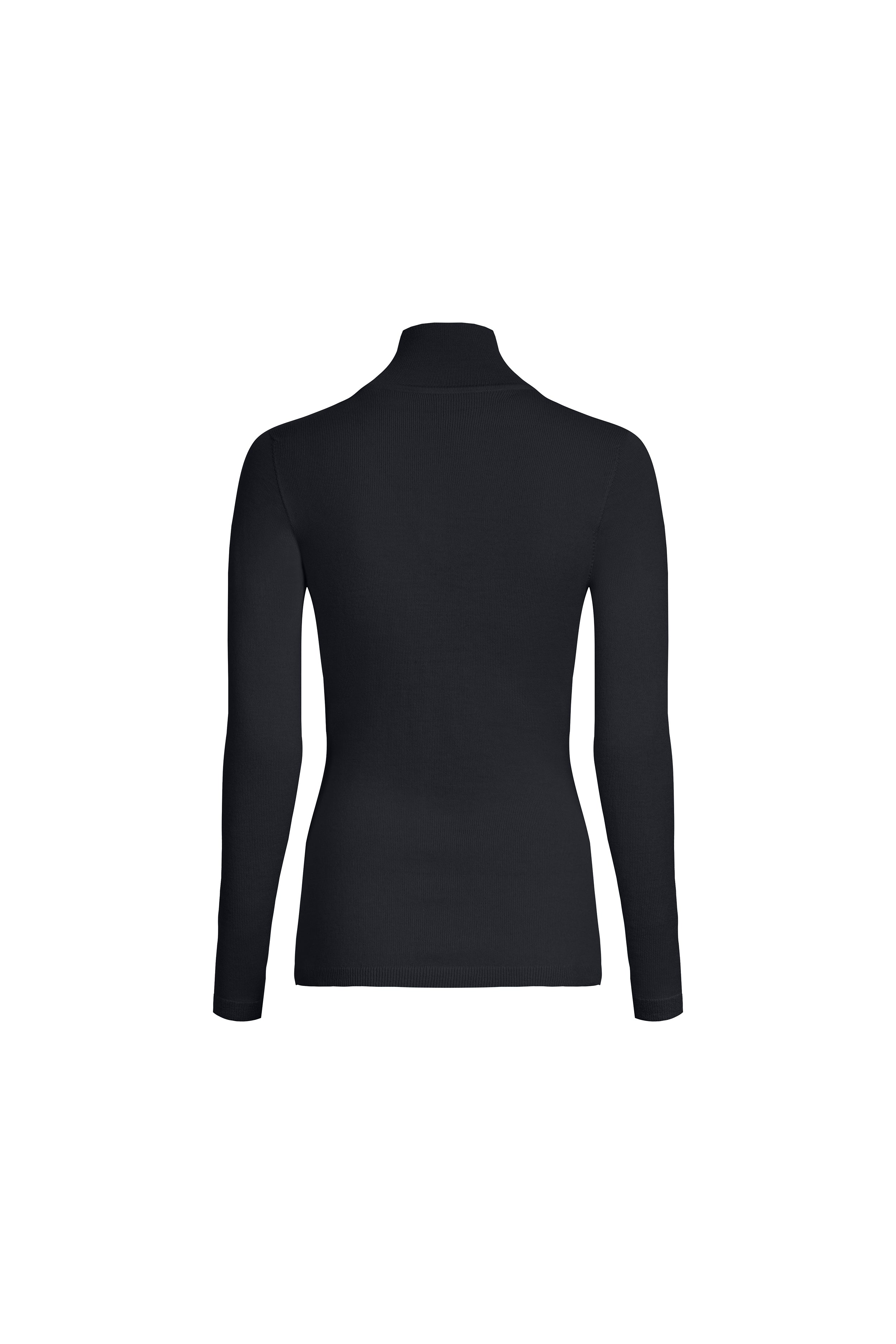 PLANKET TURTLENECK IN BLACK