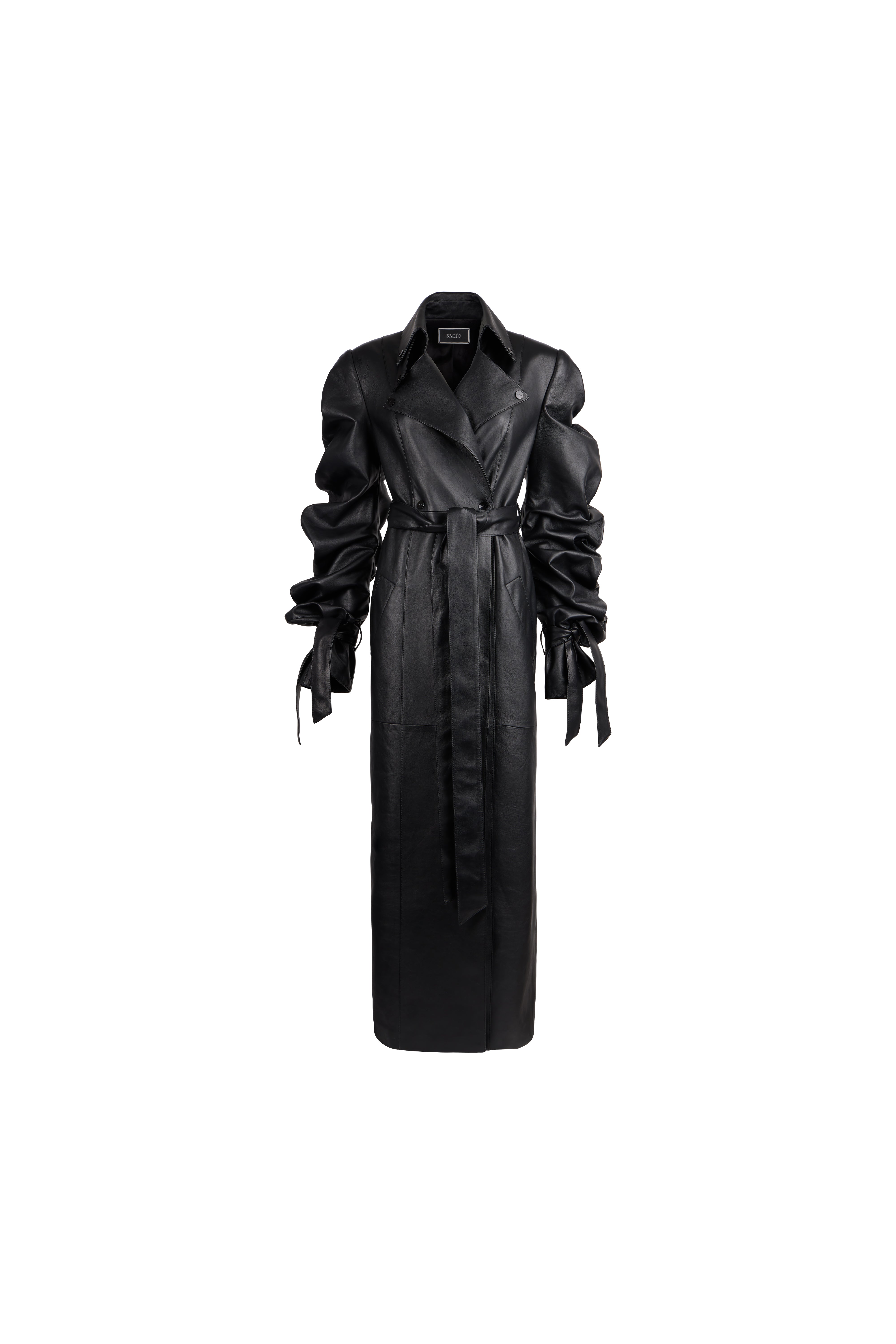 MEDUSA LEATHER TRENCH