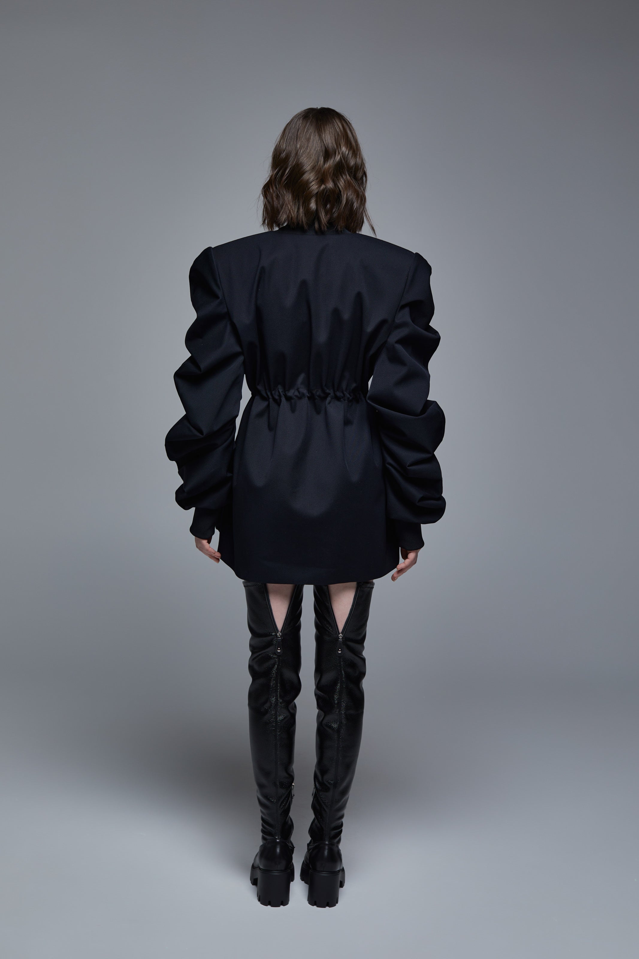 PARKA IN COTONE MEDUSA NERO