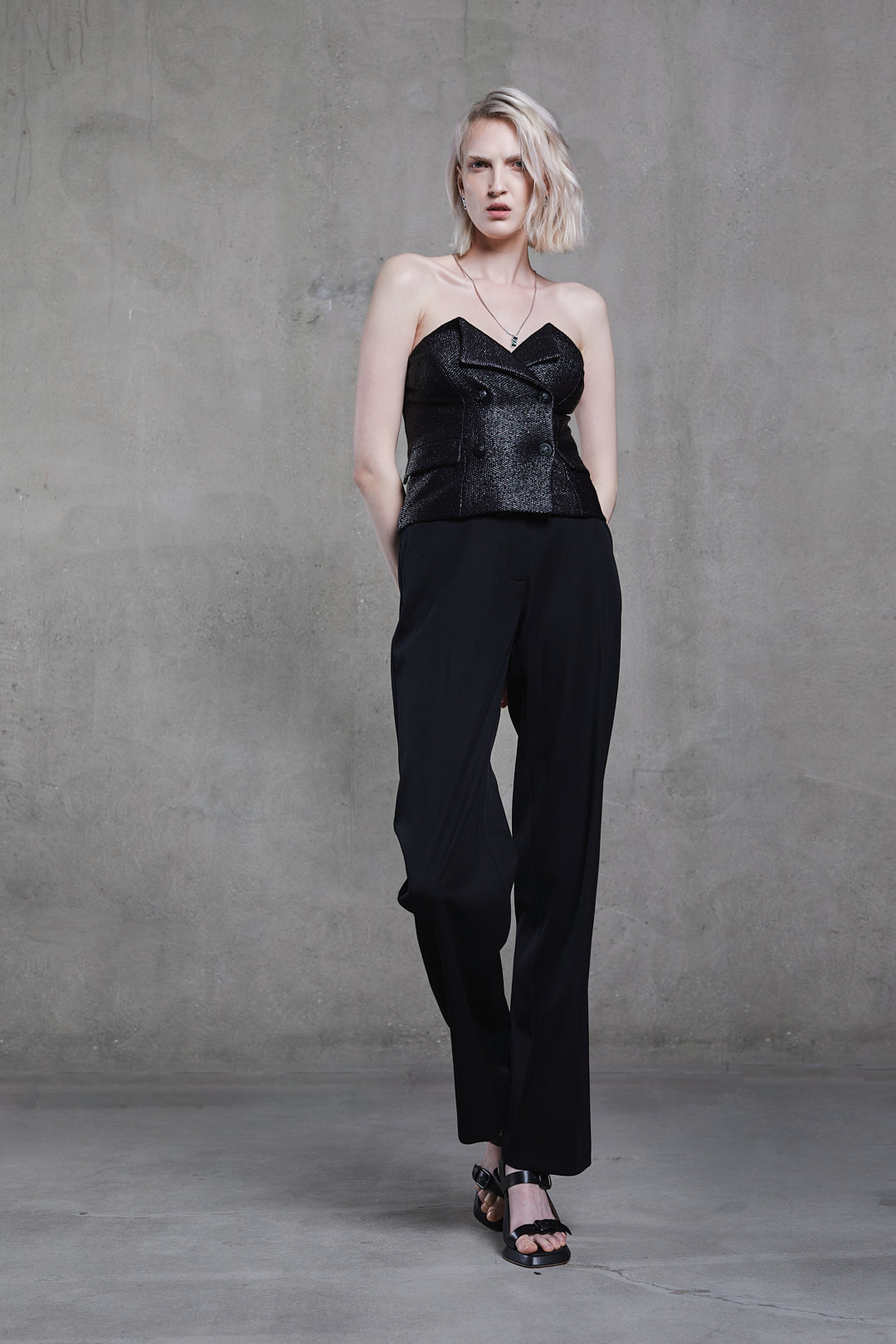 BLACK CLASSIC TROUSERS