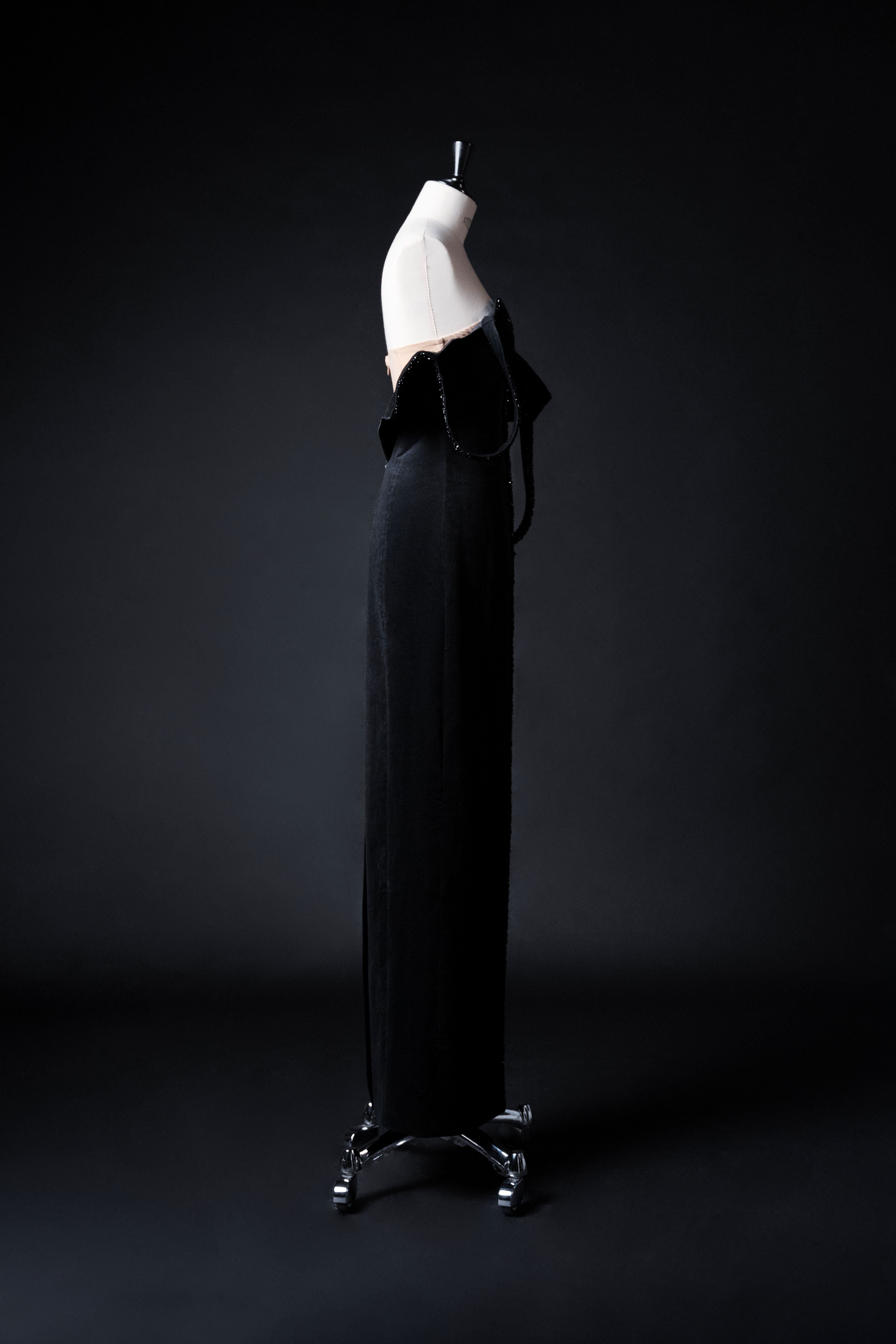 ELIZA EMBROIDERED FALLING DRESS