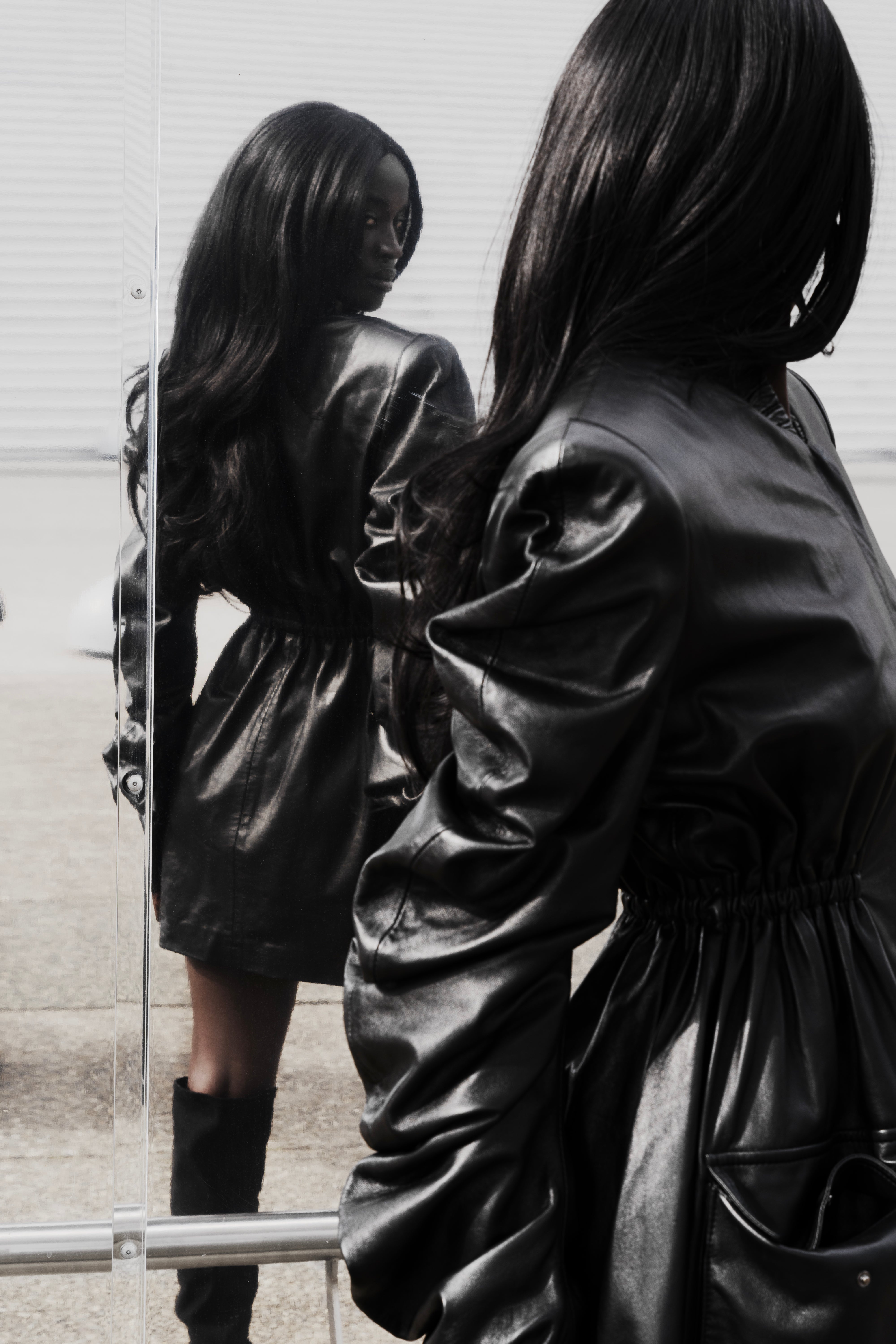 PARKA MEDUSA IN PELLE