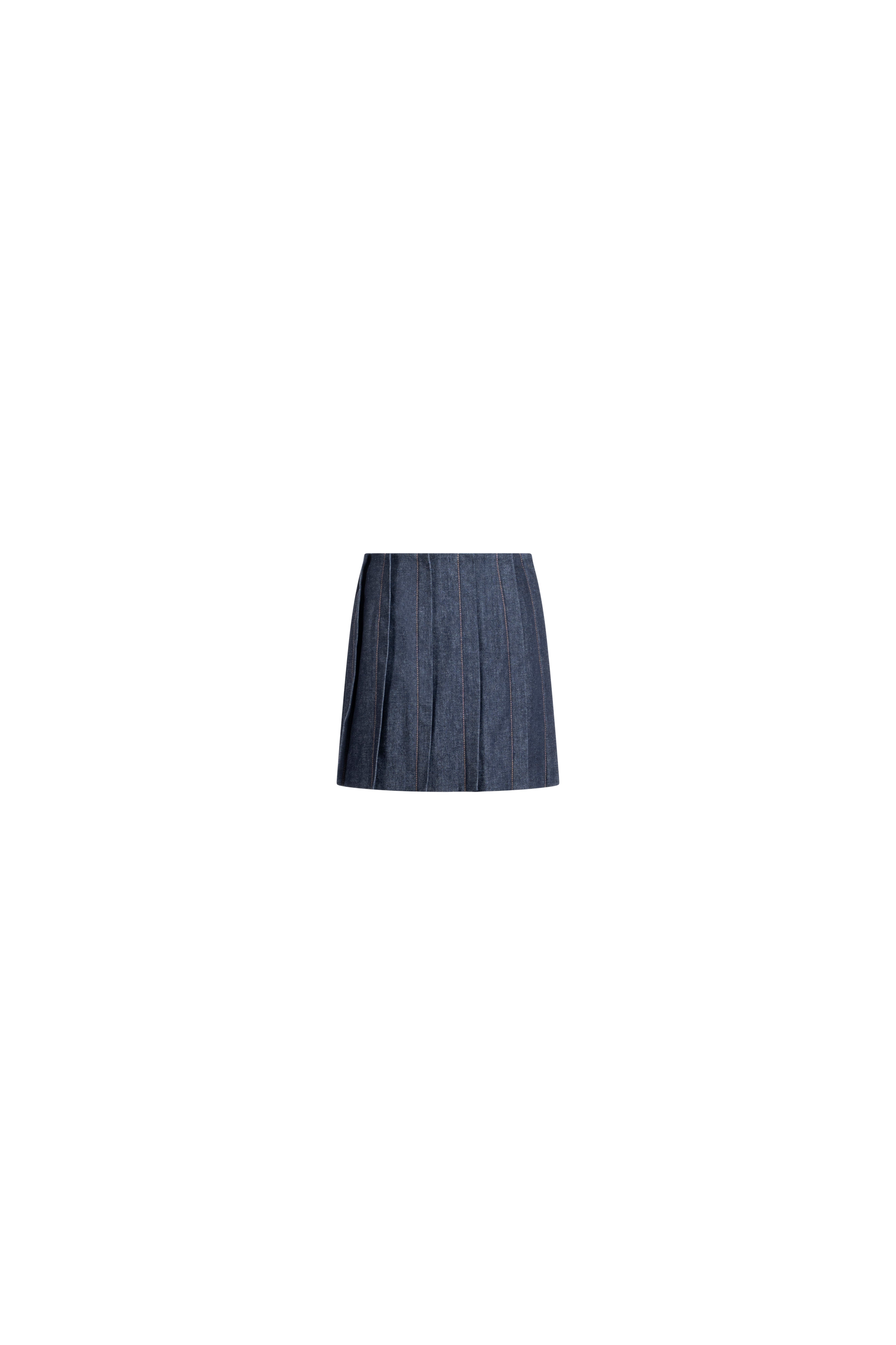 MINI DENIM PLACKET SKIRT