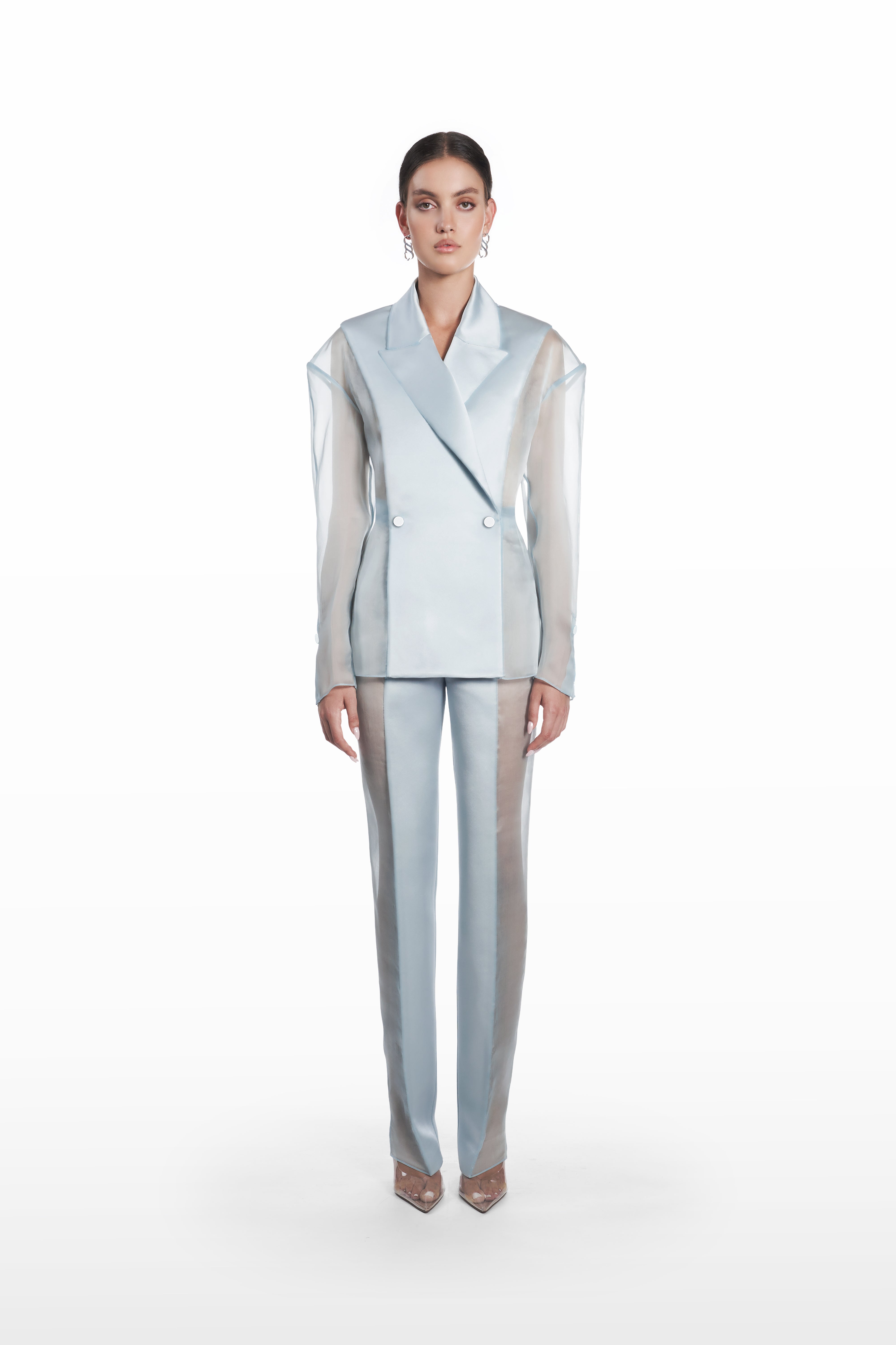 CIGARETTE ORGANZA TROUSERS