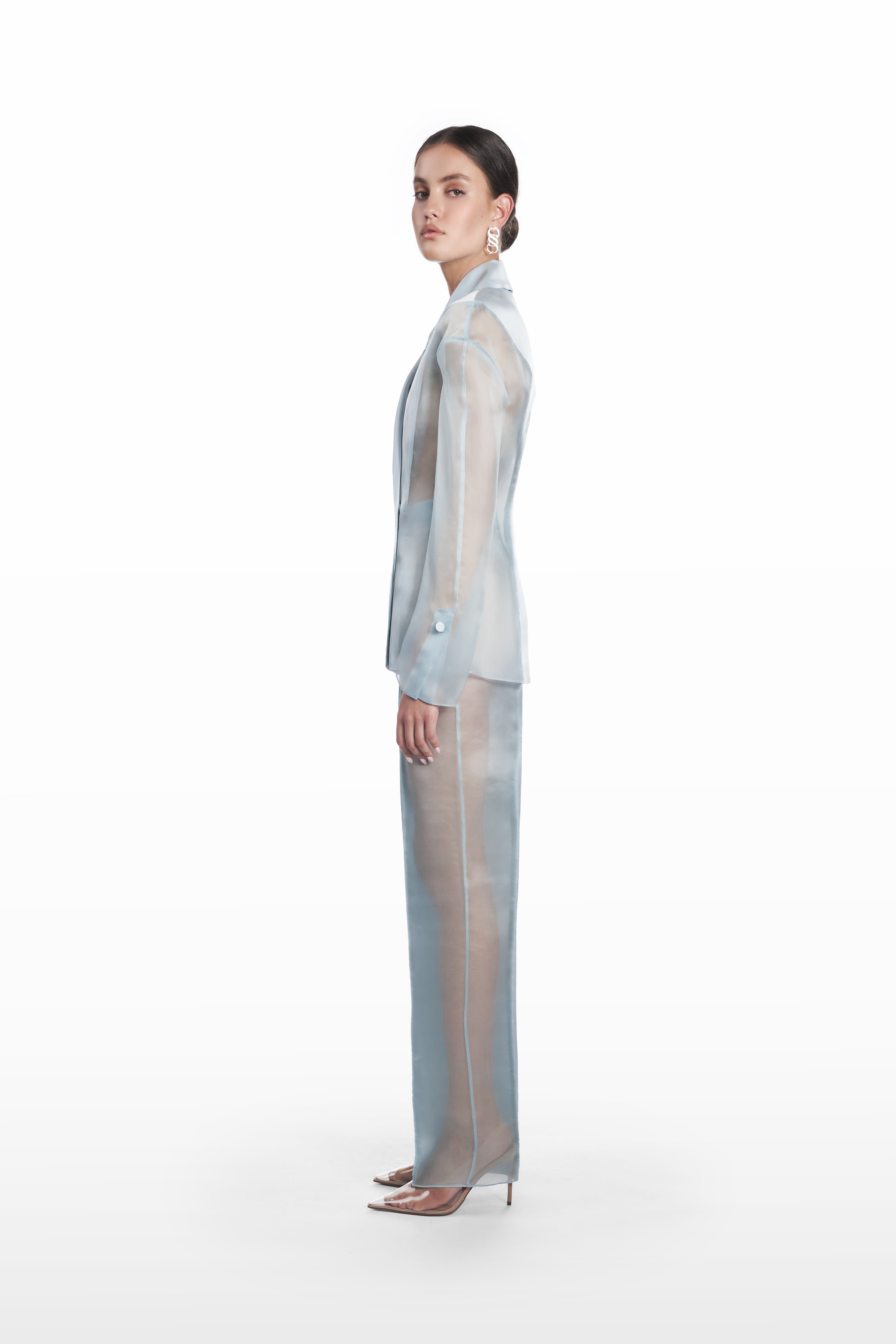 CIGARETTE ORGANZA TROUSERS