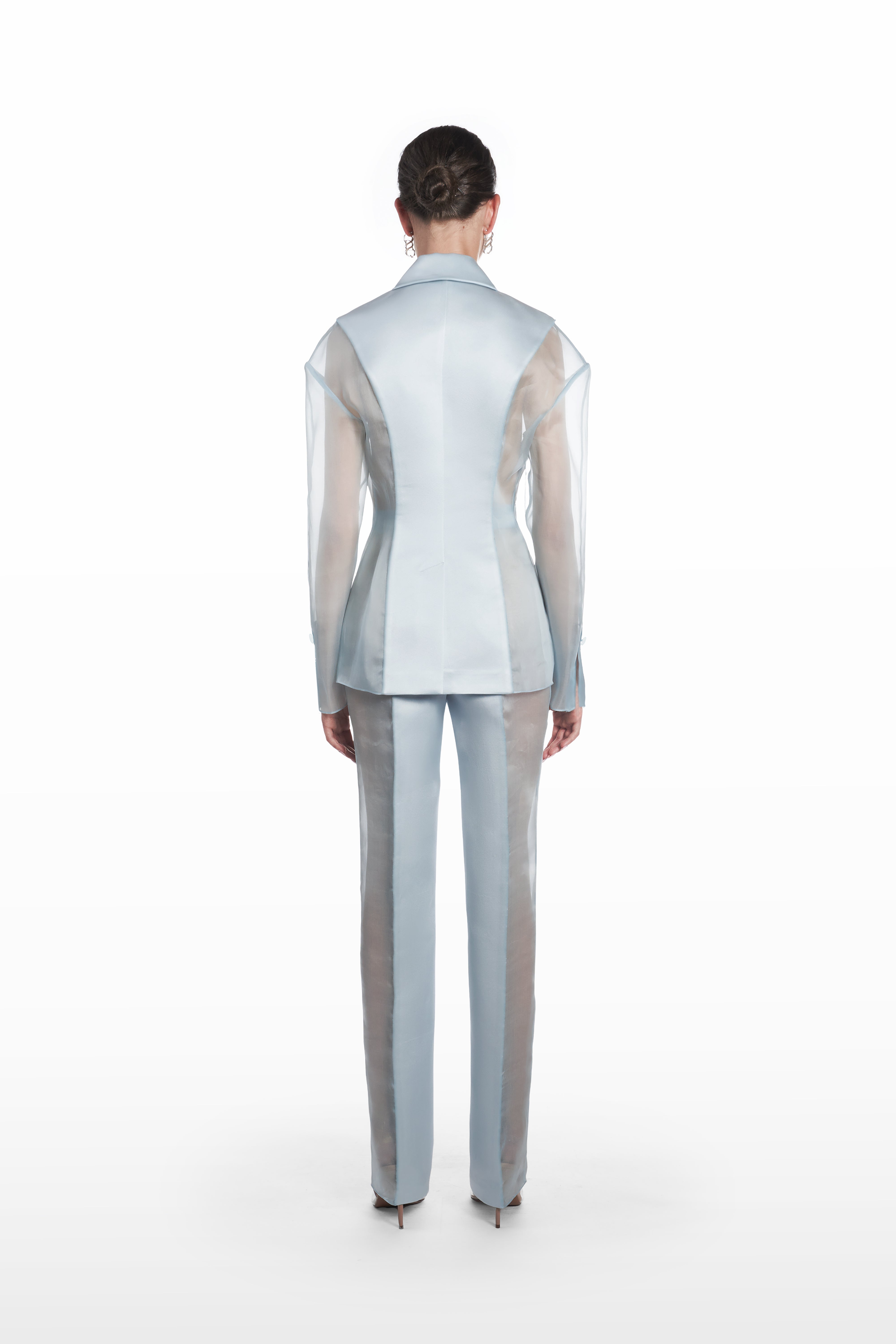 DOUBLE-BREASTED ORGANZA JACKET