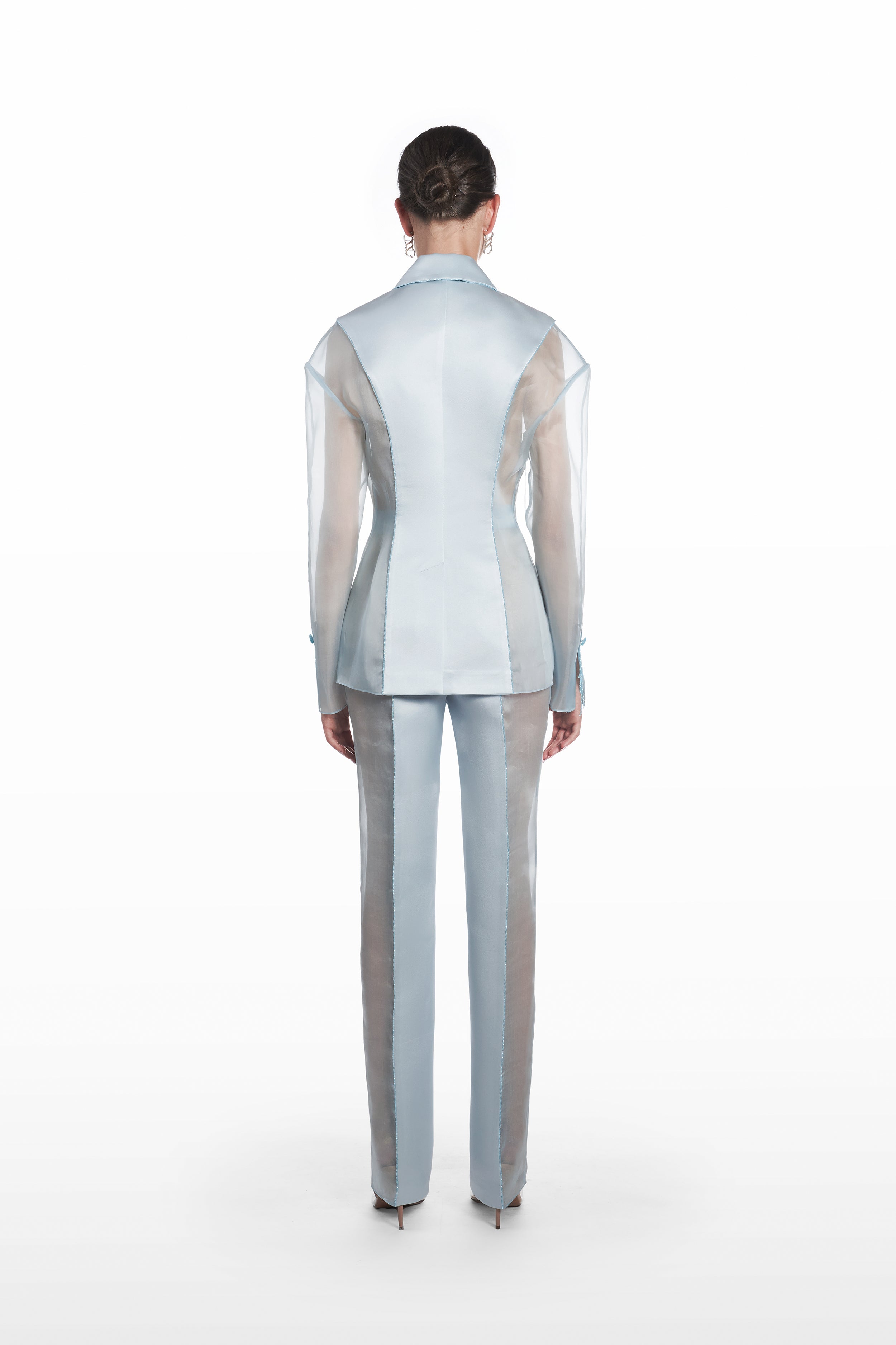 CIGARETTE ORGANZA TROUSERS