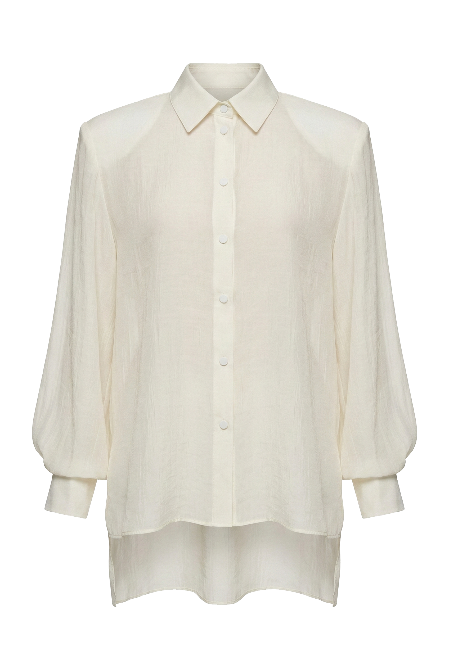 WHITE WOOL BLOUSE