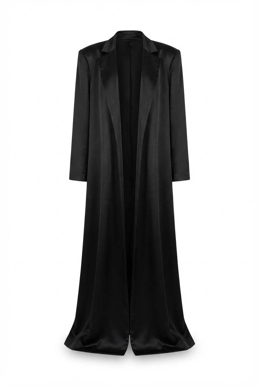 SILK LONG COAT