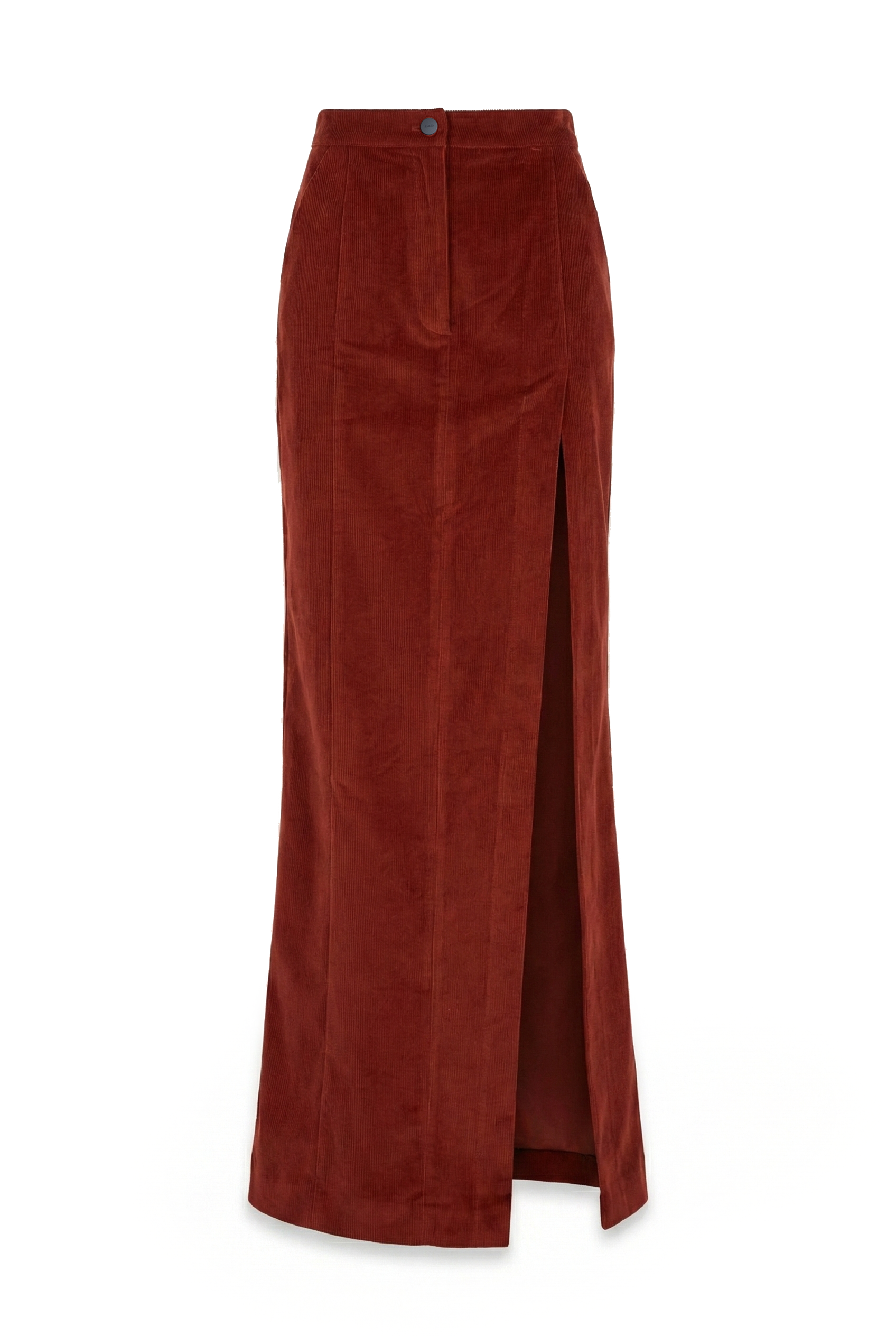 VELVET SLIT SKIRT
