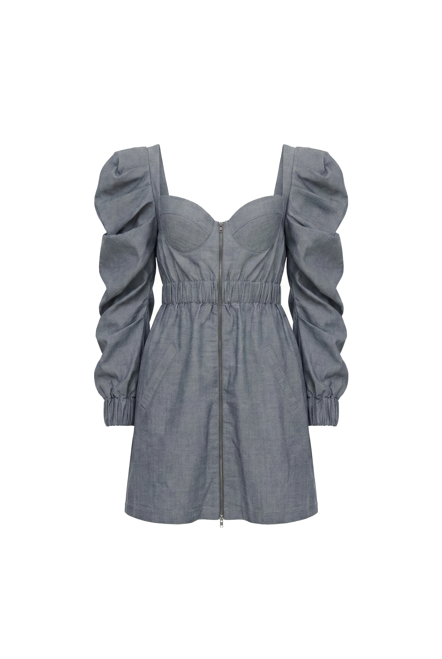 Medusa Parka Dress | Buy Online. Sagio Fashion Apparel 36 / Gray
