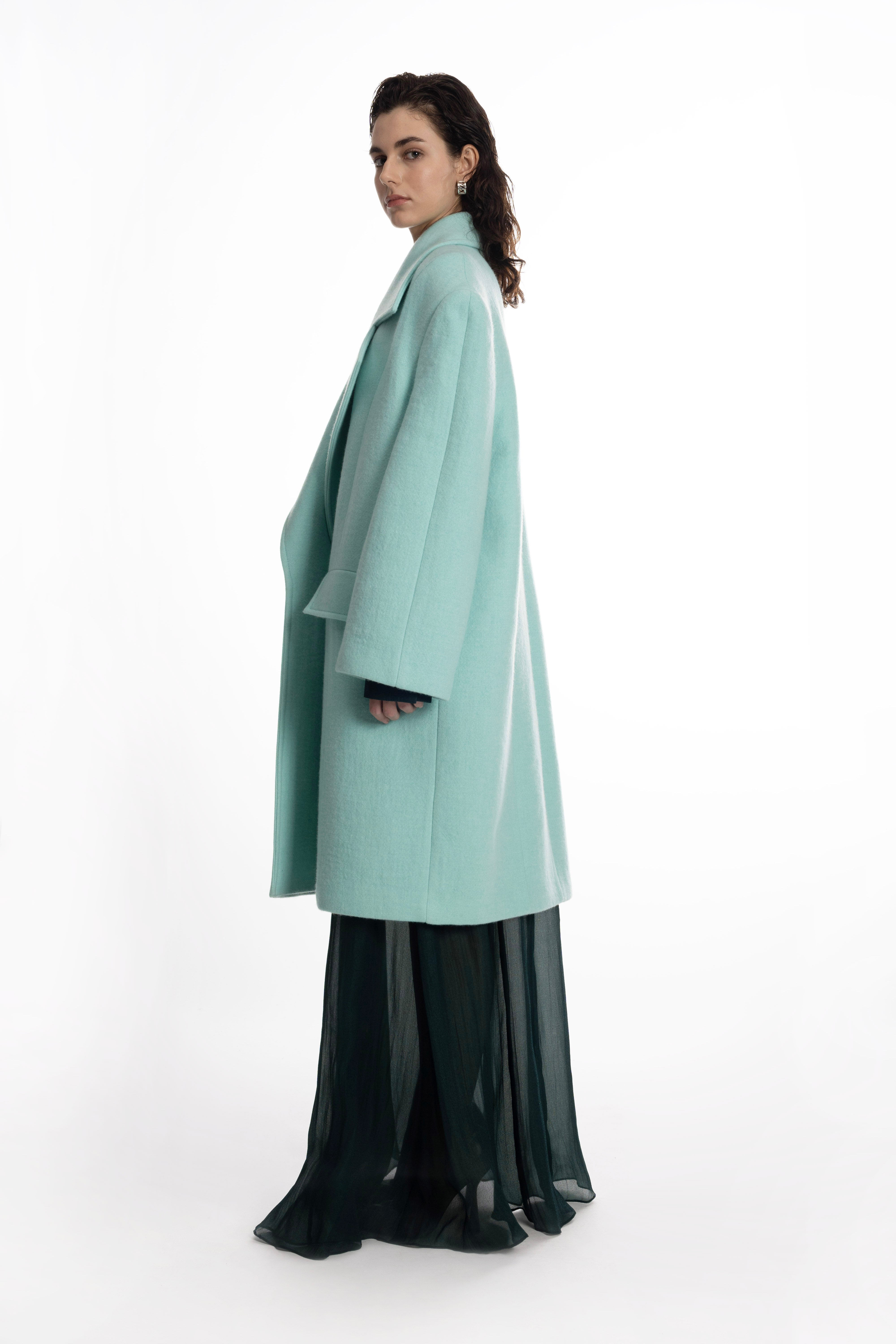 FALLING SHOULDER COAT
