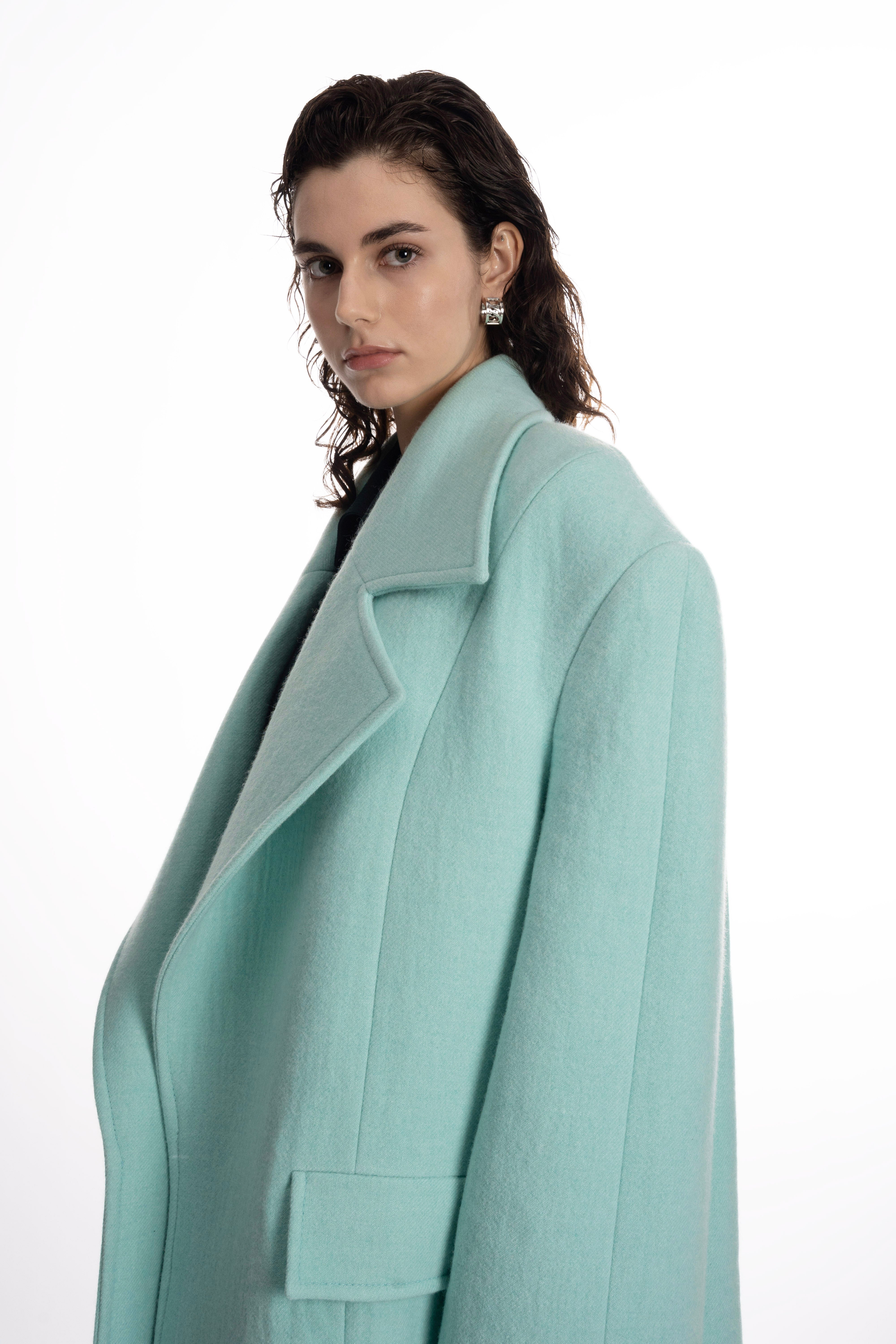 FALLING SHOULDER COAT