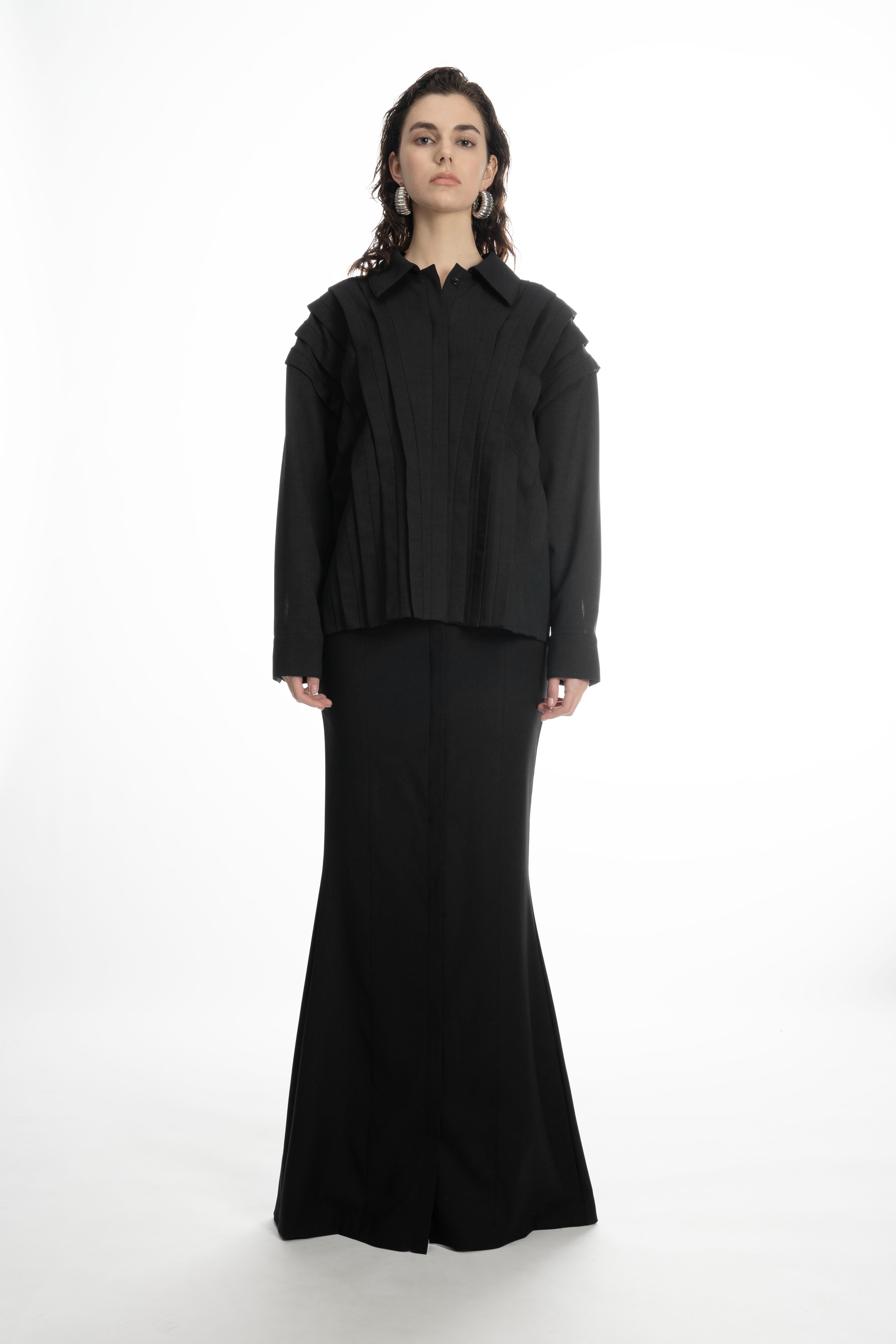 PLACKET LONG SKIRT