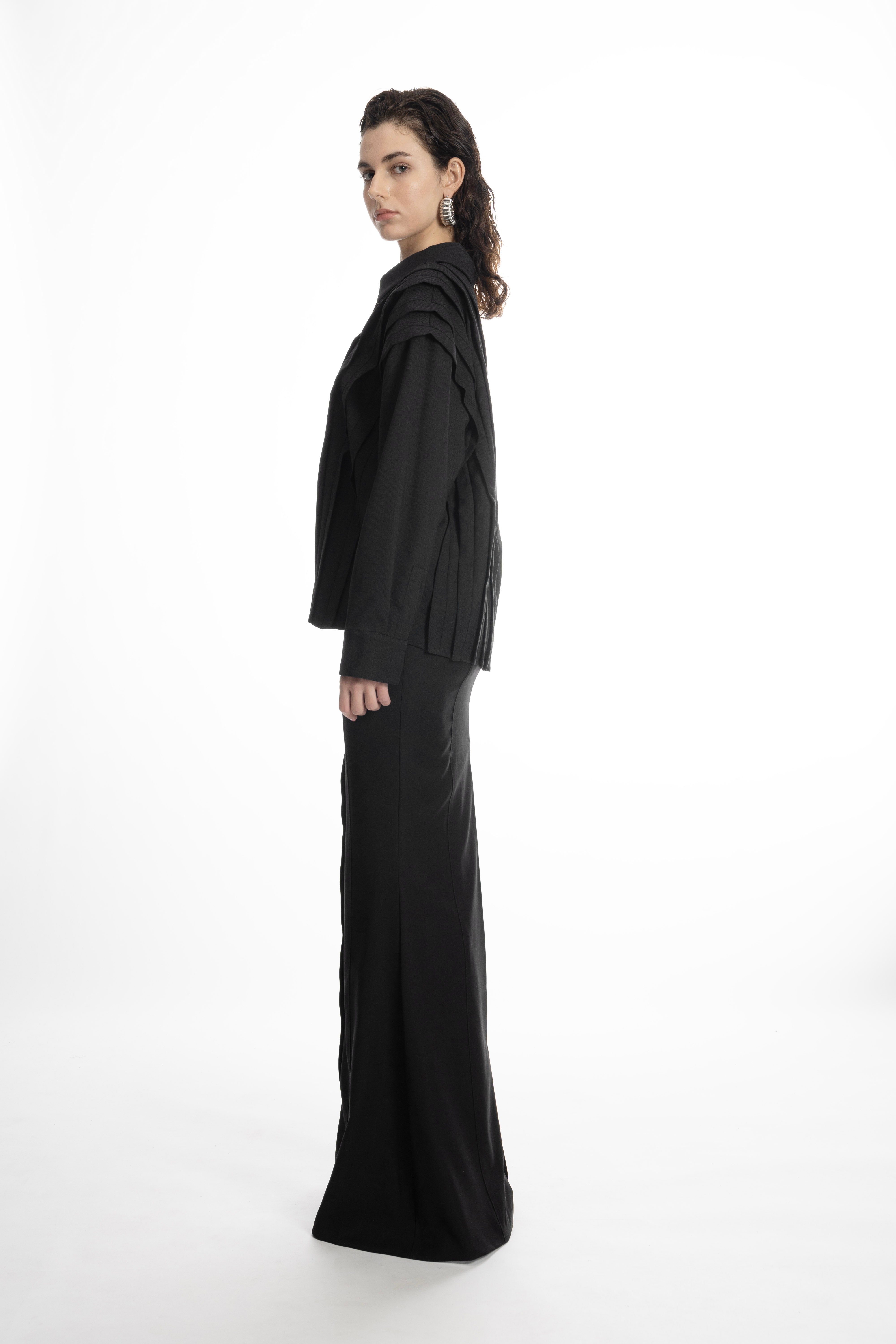 PLACKET LONG SKIRT