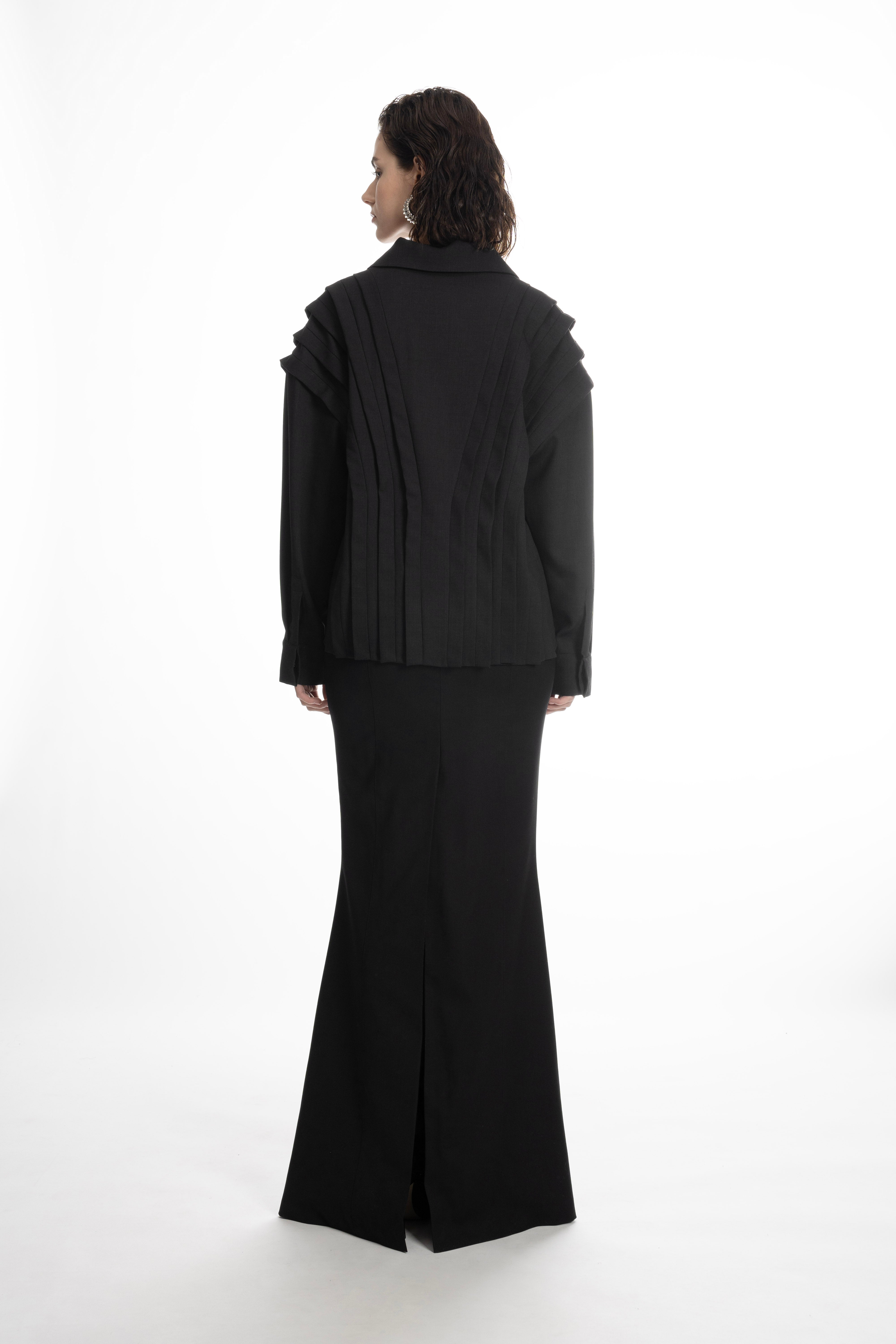 PLACKET LONG SKIRT