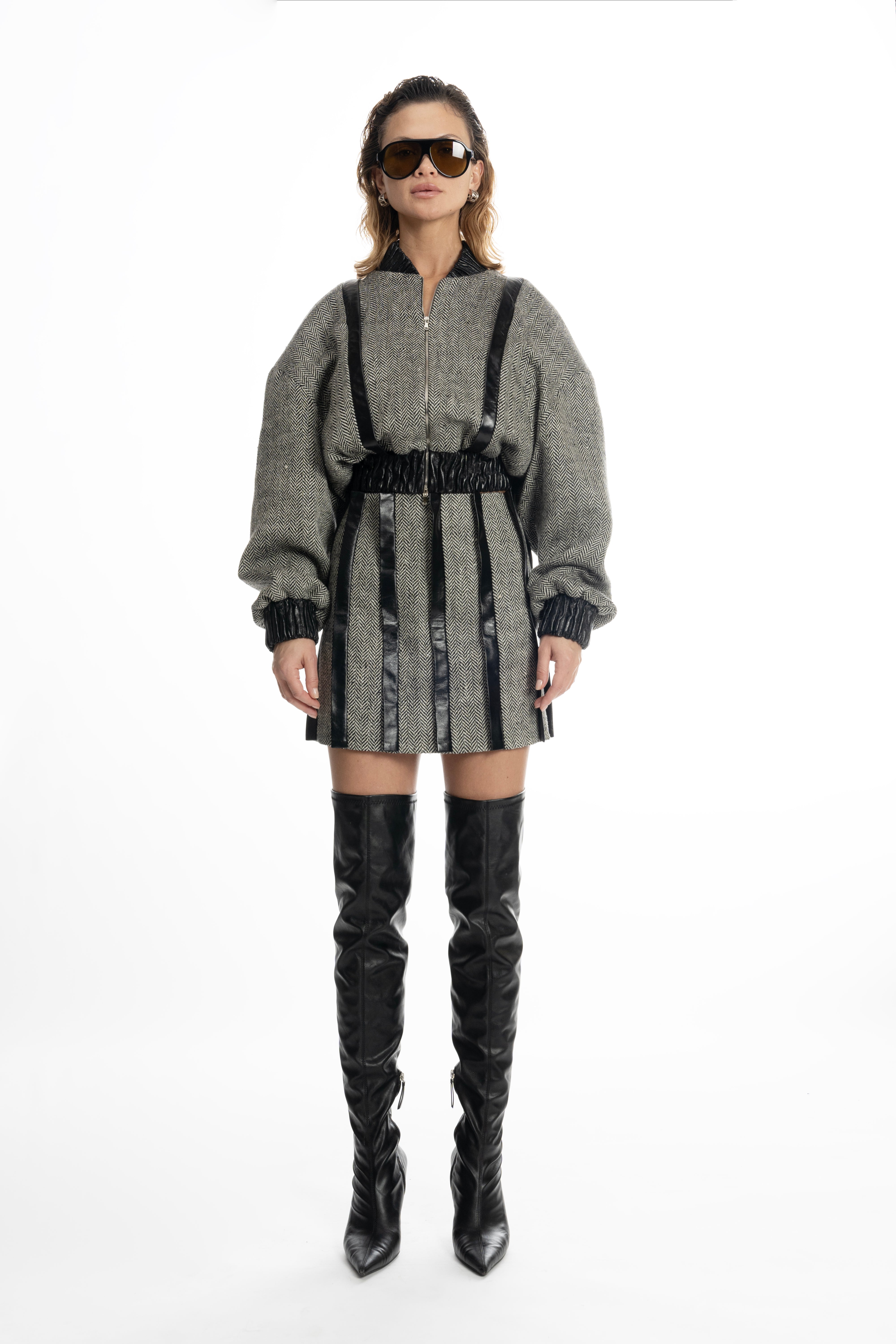 TWEED BOMBER