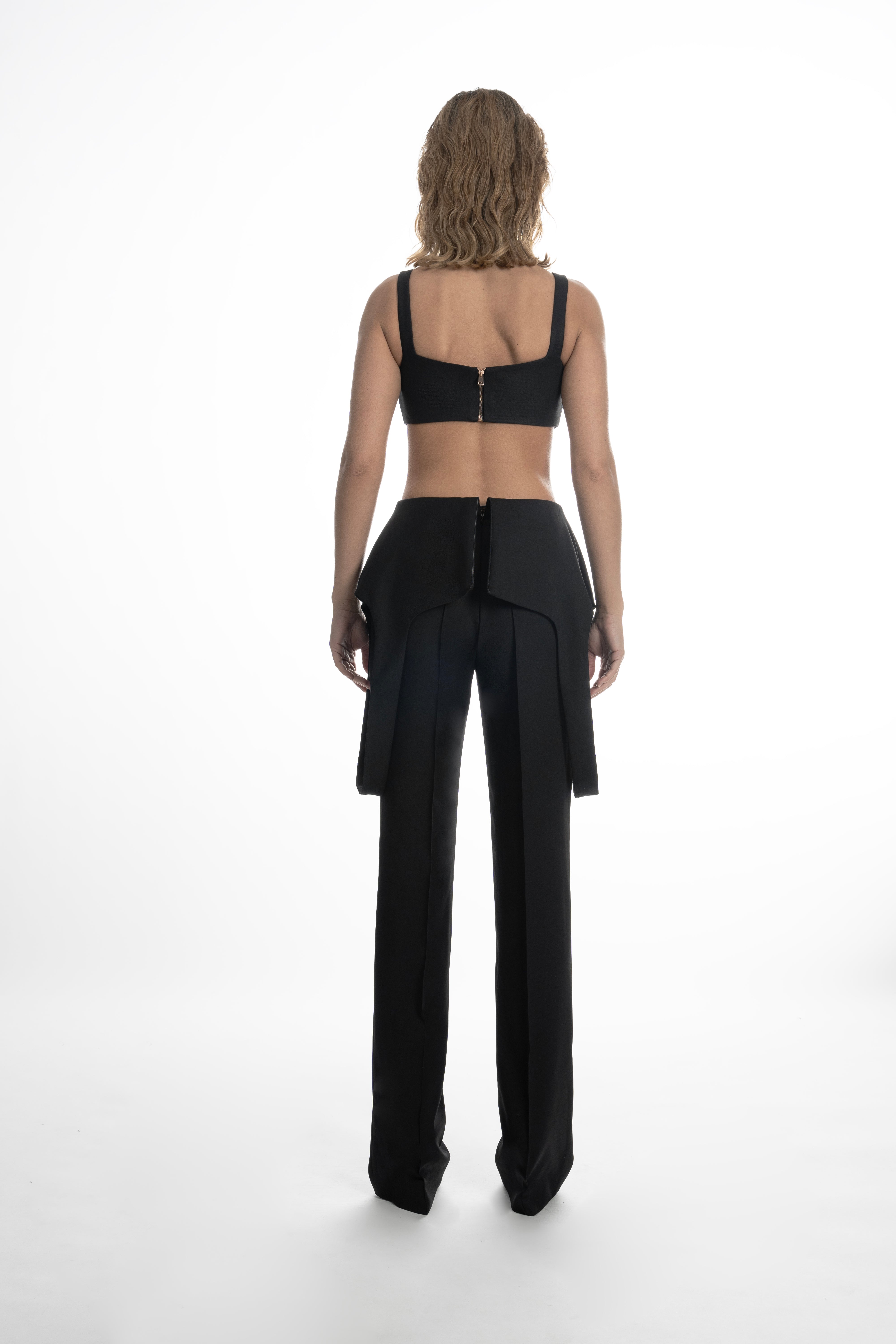 FALLING WOOL TROUSERS