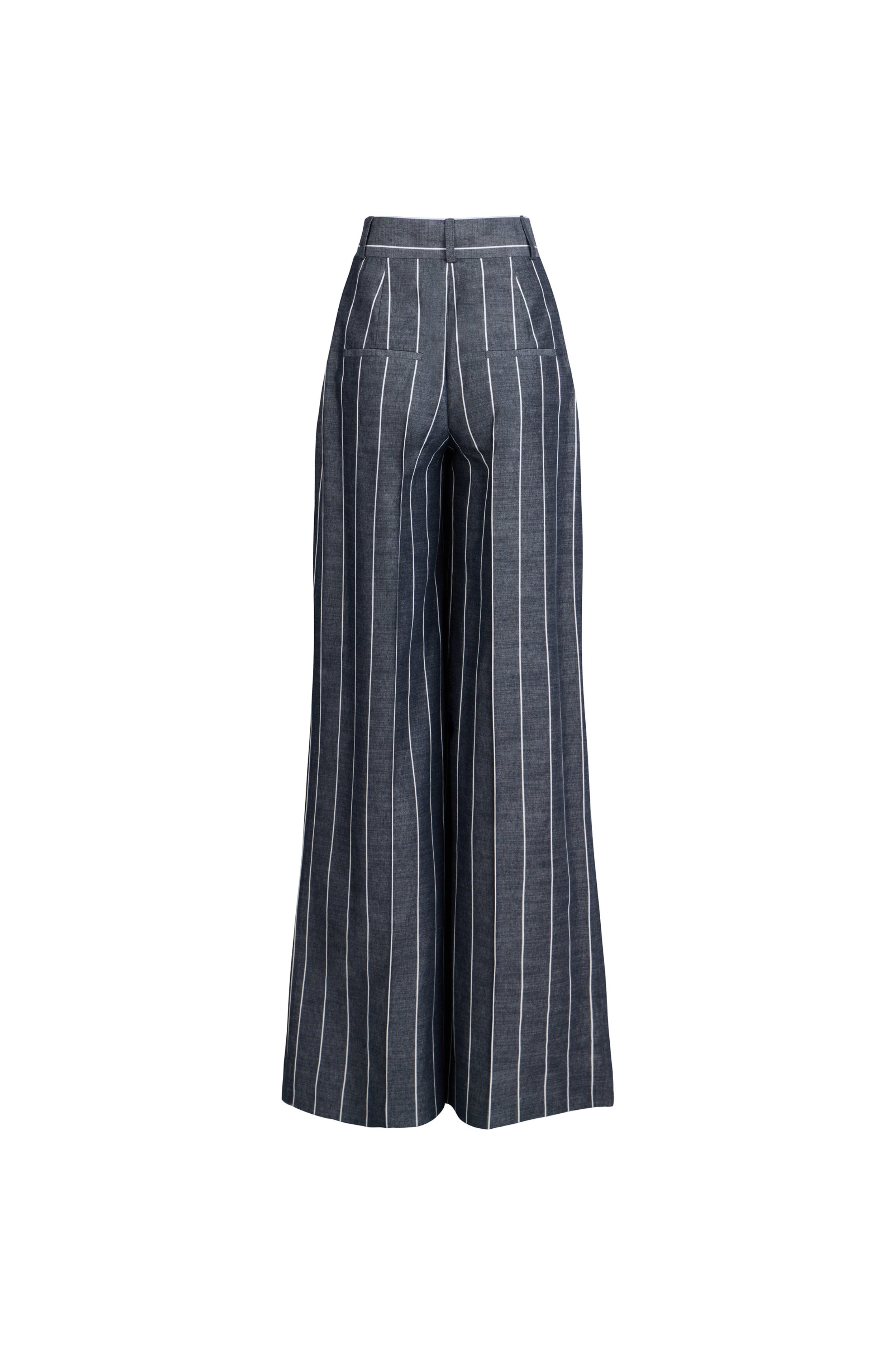 DEEP FOLDS STRIPES PALAZZO