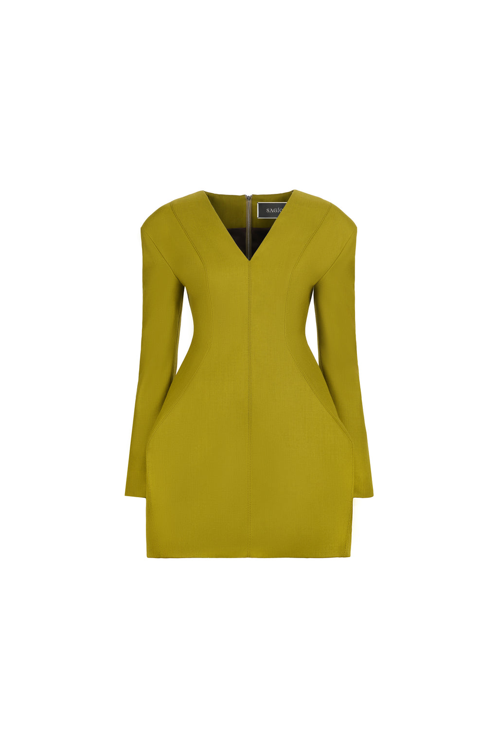 WOOL MINI PANNIER DRESS