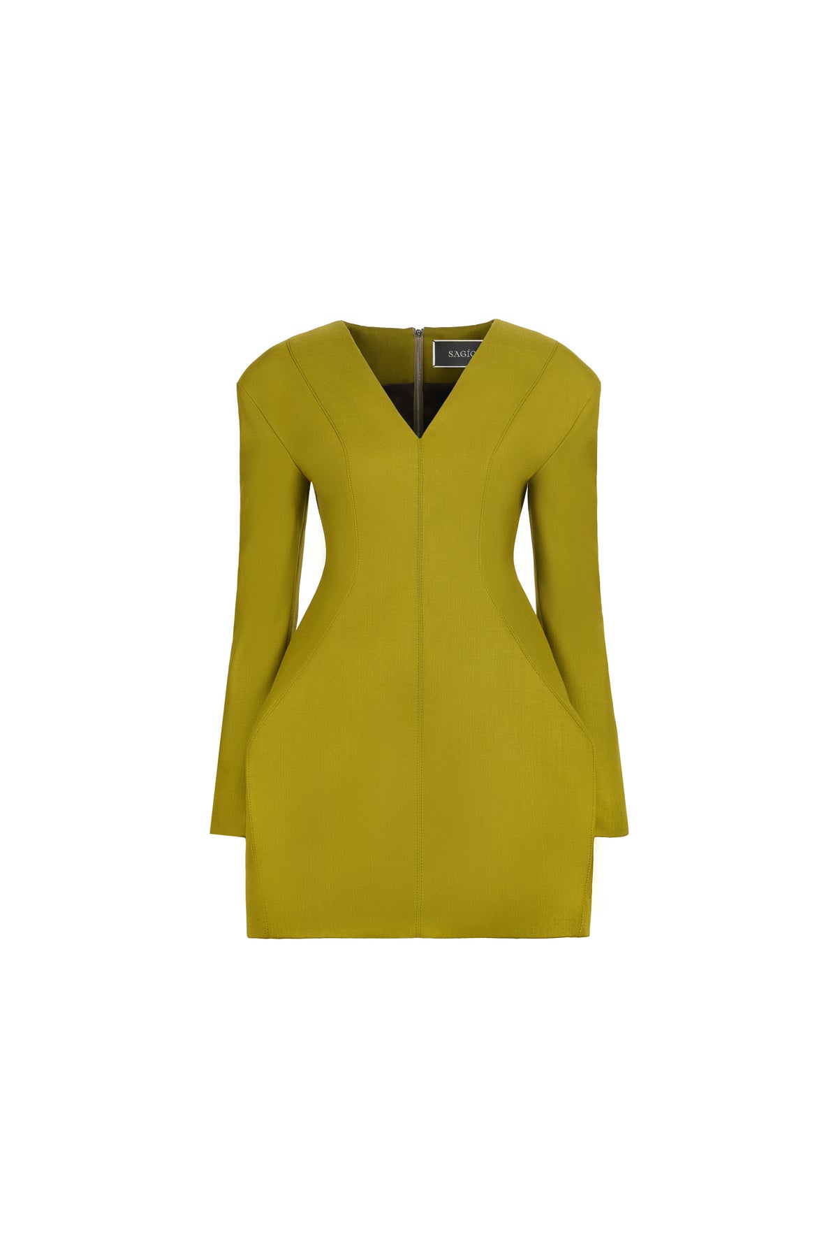 WOOL MINI PANNIER DRESS
