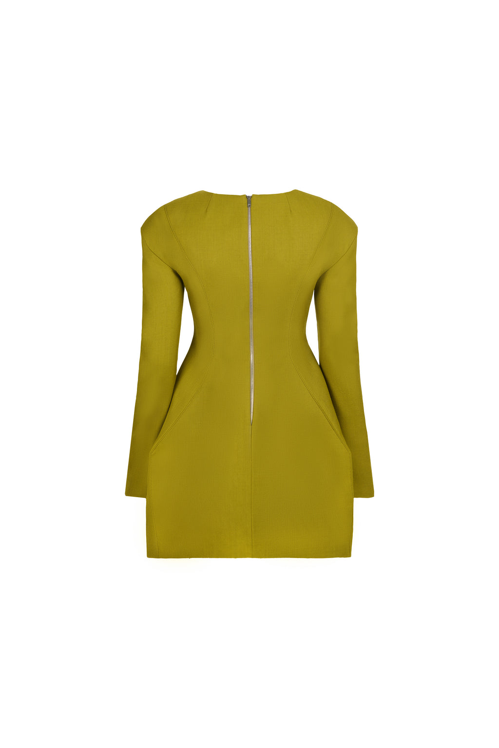 WOOL MINI PANNIER DRESS