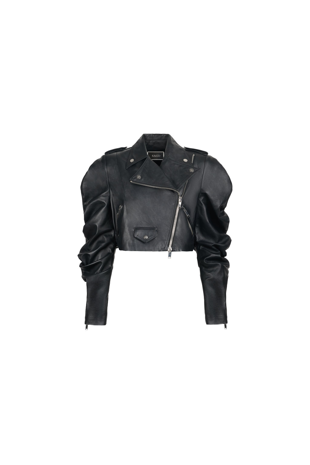 MEDUSA CROPPED LEATHER JACKET