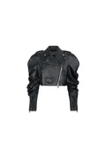 MEDUSA CROPPED LEATHER JACKET