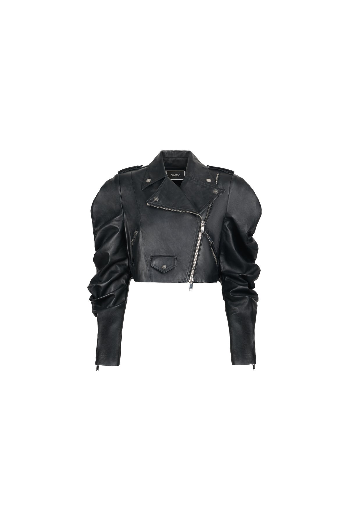 MEDUSA CROPPED LEATHER JACKET