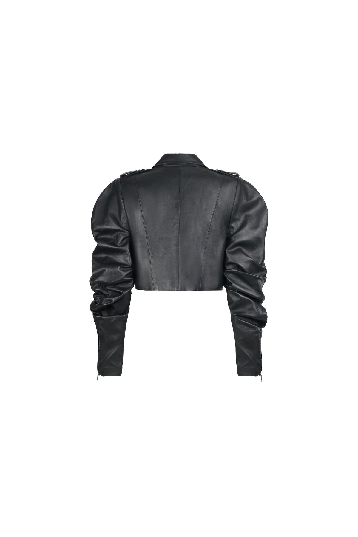 MEDUSA CROPPED LEATHER JACKET