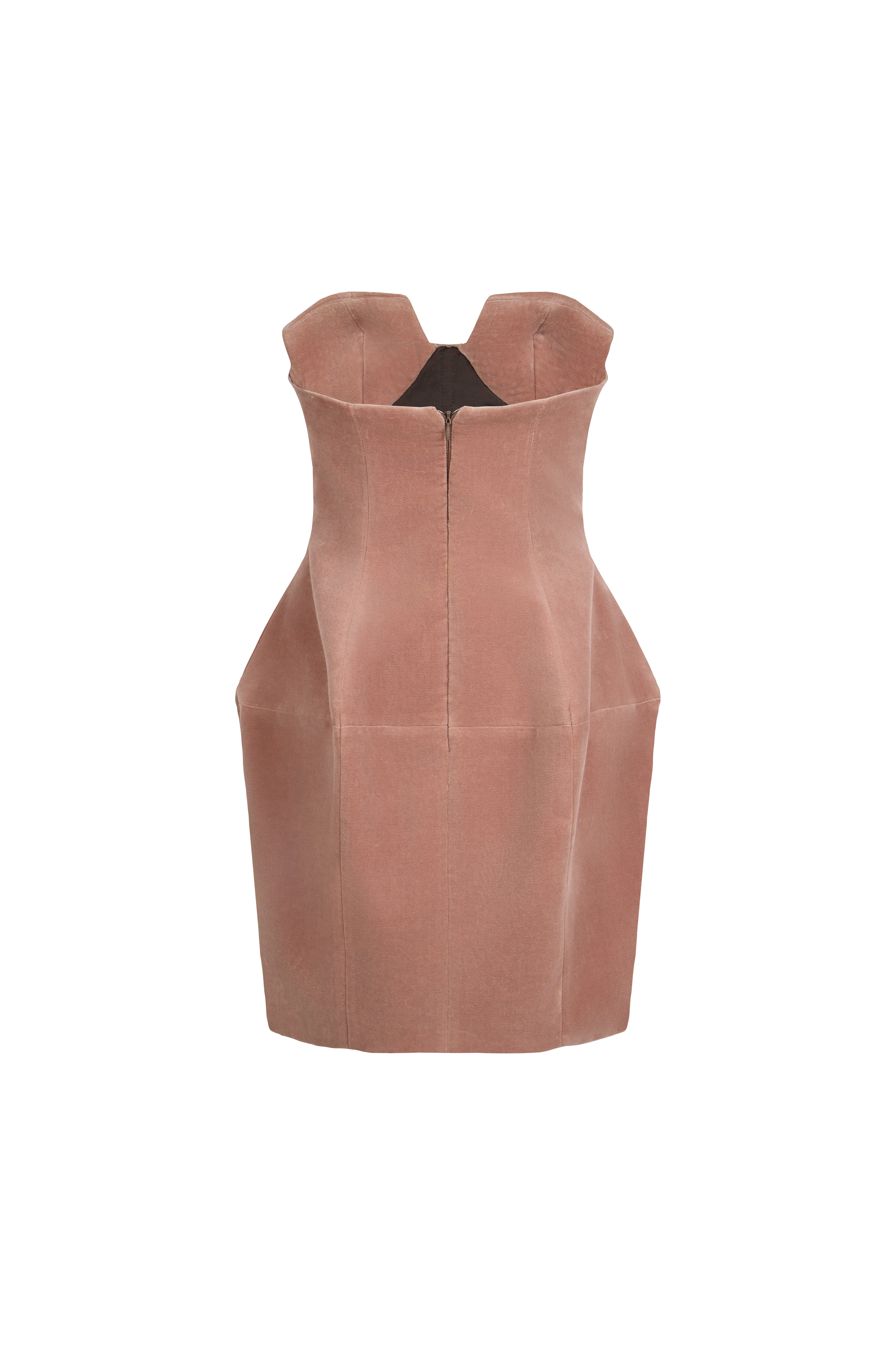 AVA SCULPTED VELVET MINI DRESS