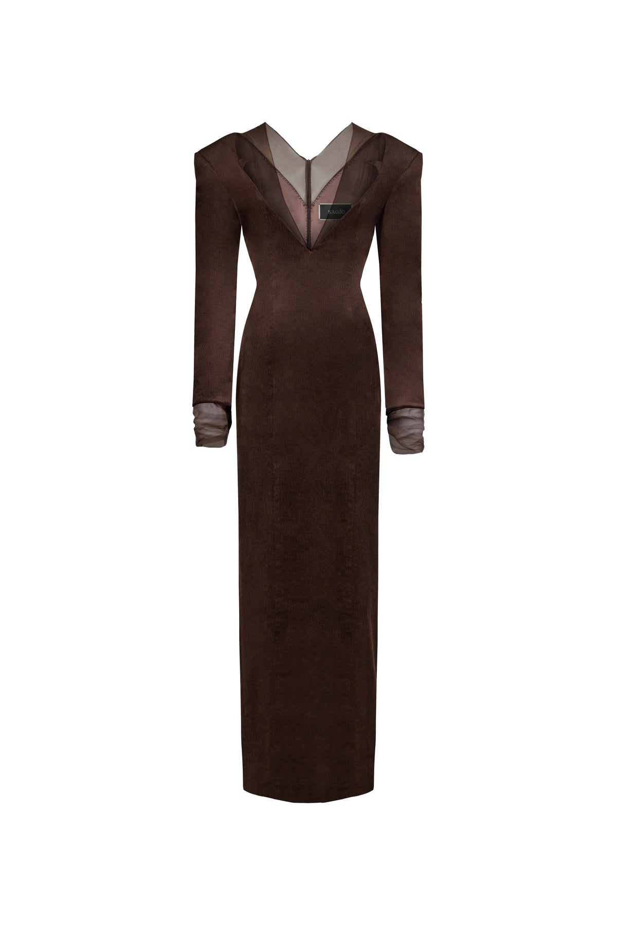 WHITNEY DEMI-COUTURE HOSSZÚ RUHA