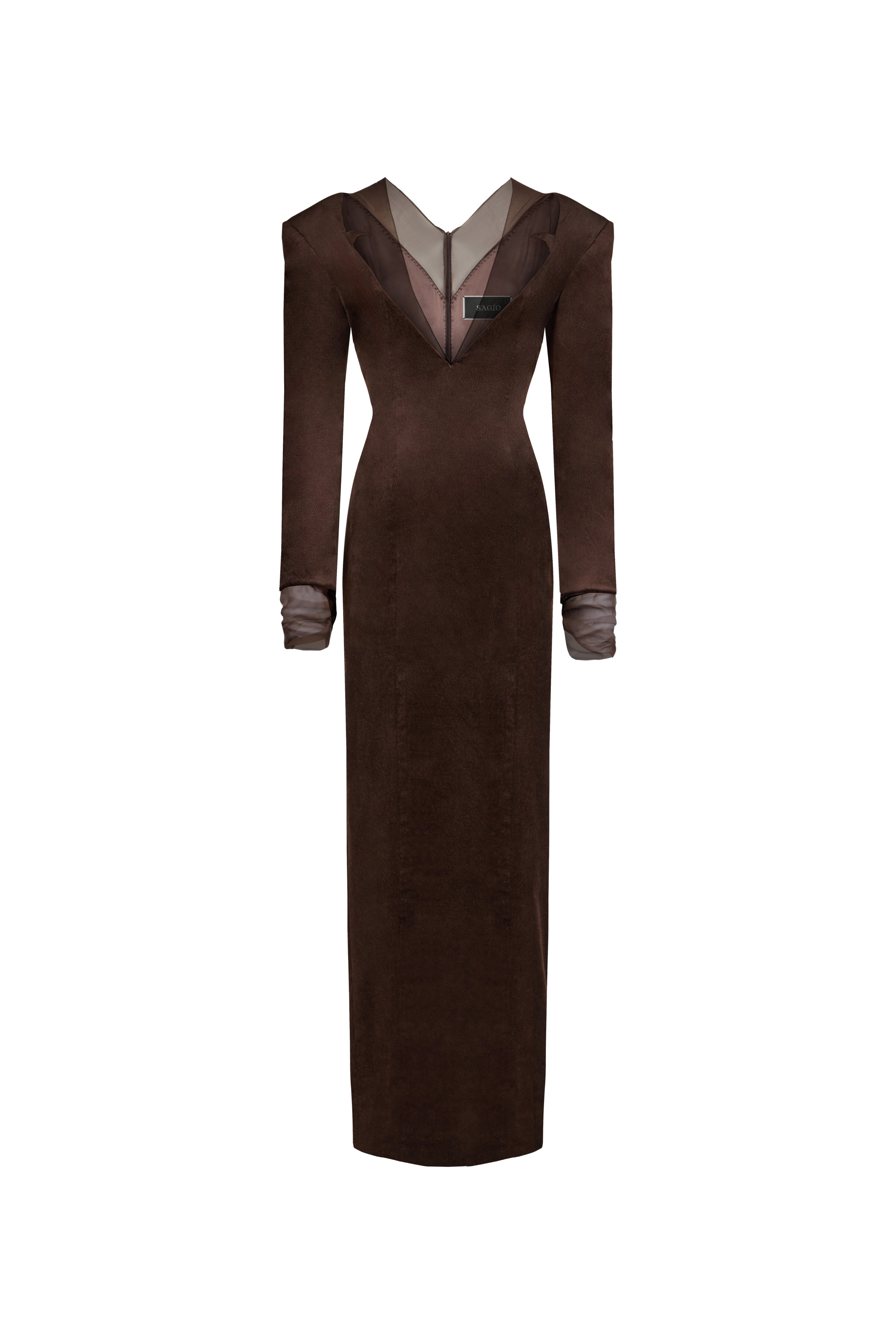 WHITNEY DEMI COUTURE LONG DRESS