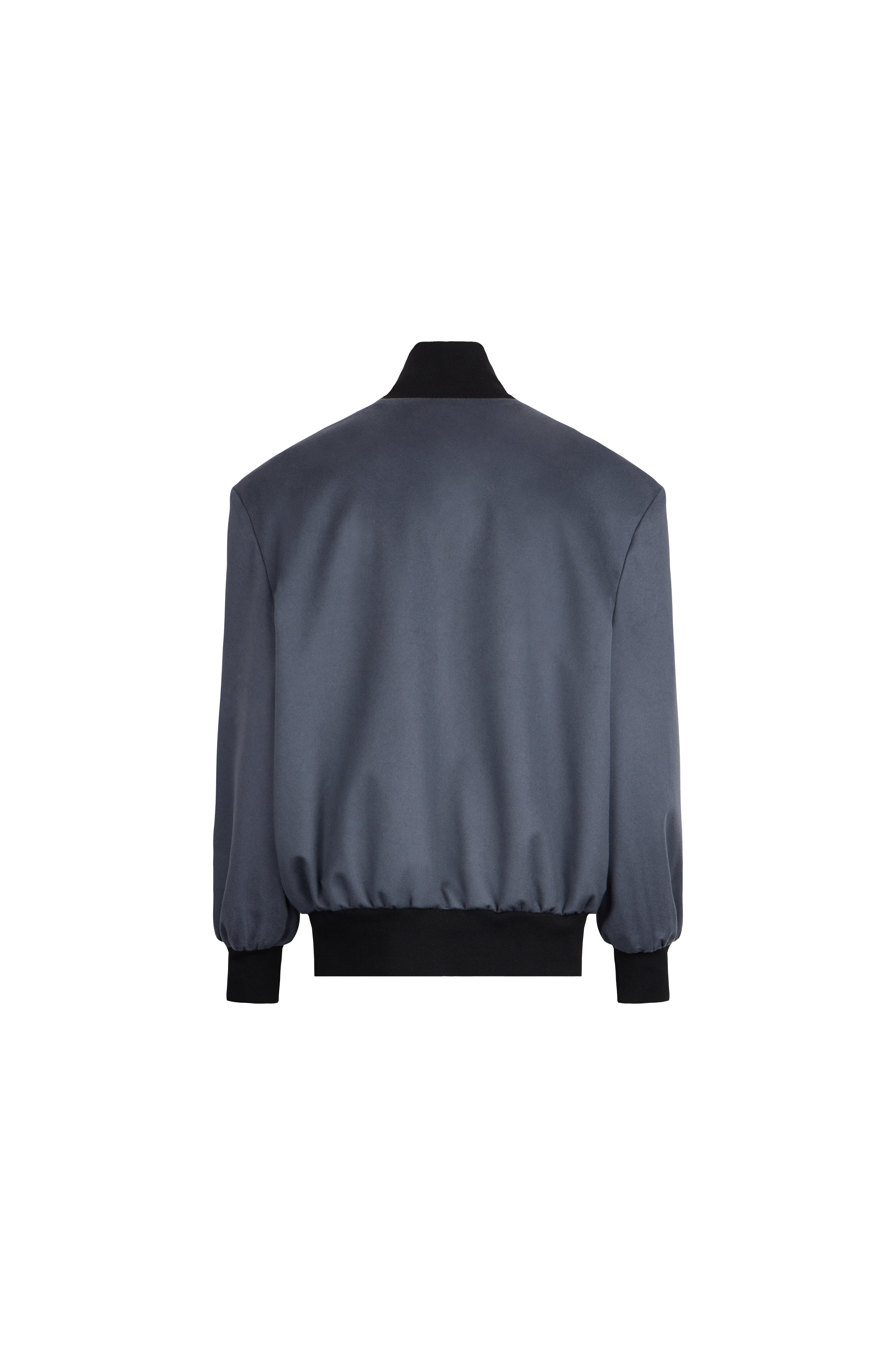 WOOL OVERSIZED BOMBER
