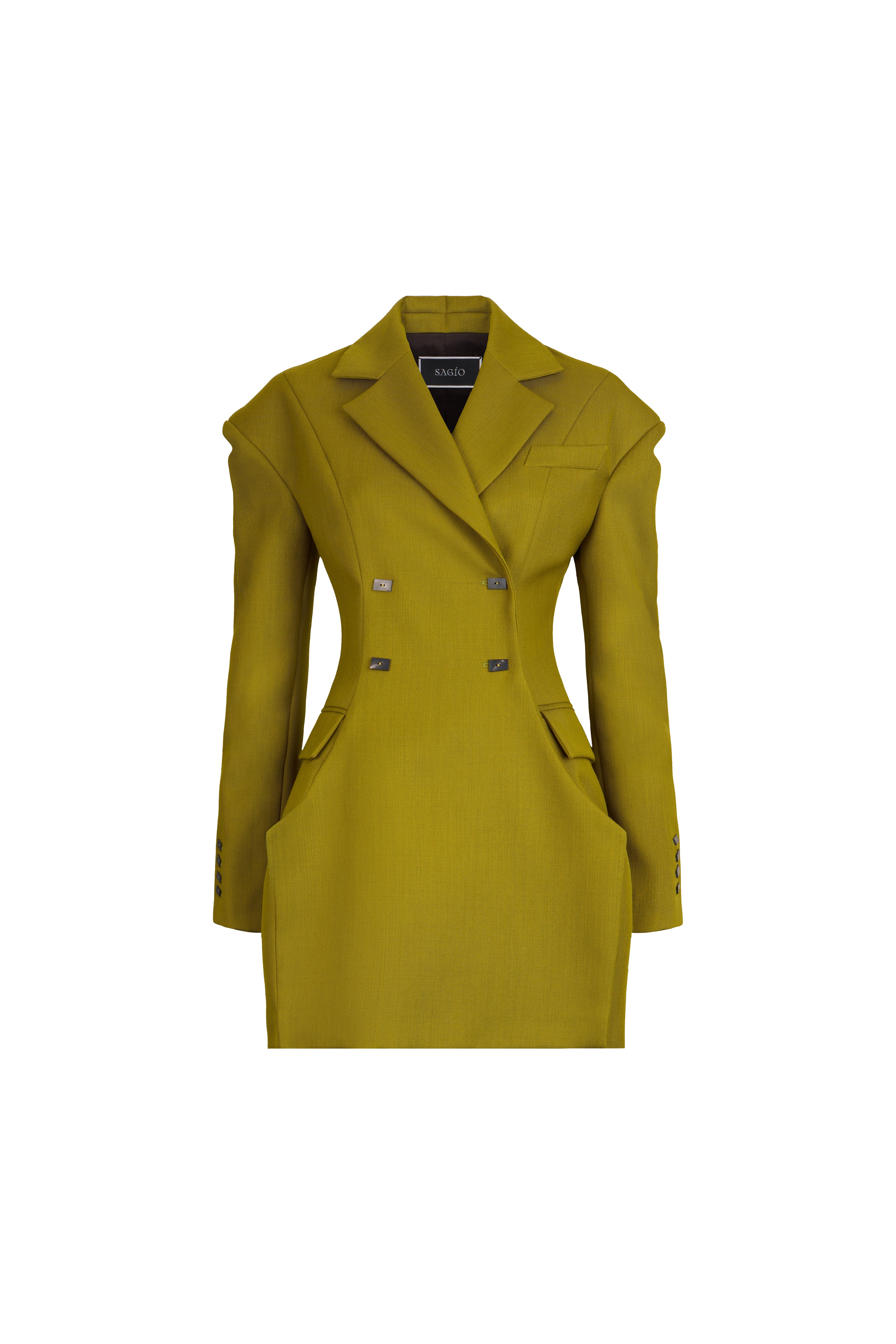PANNIER DOUBLE-BREASTED DRESS