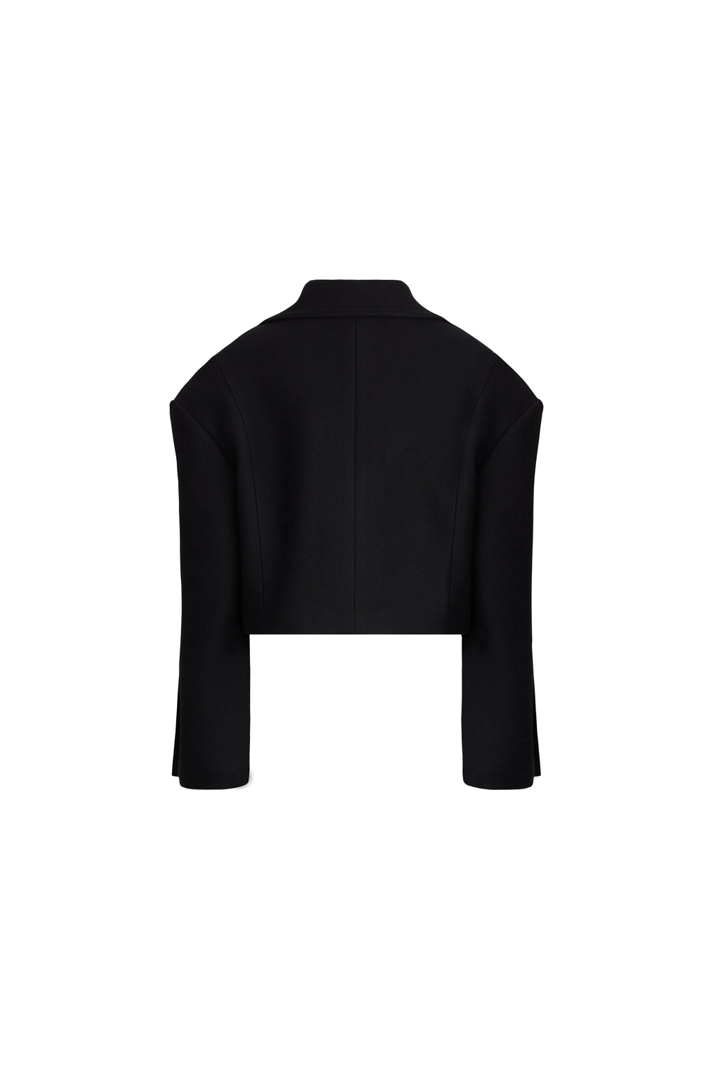 DOUBLE-BREASTED CROP COAT