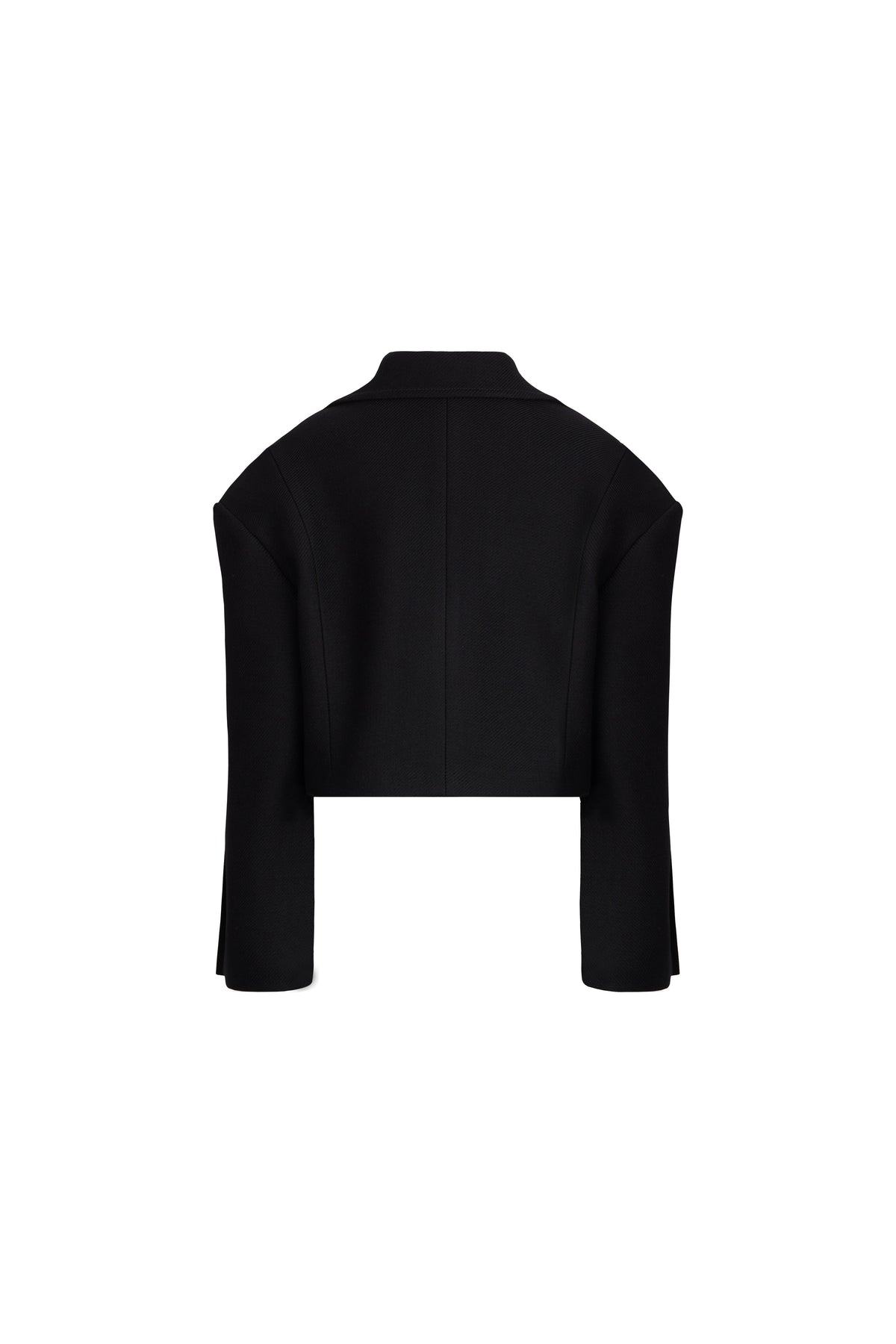DOUBLE-BREASTED CROP COAT