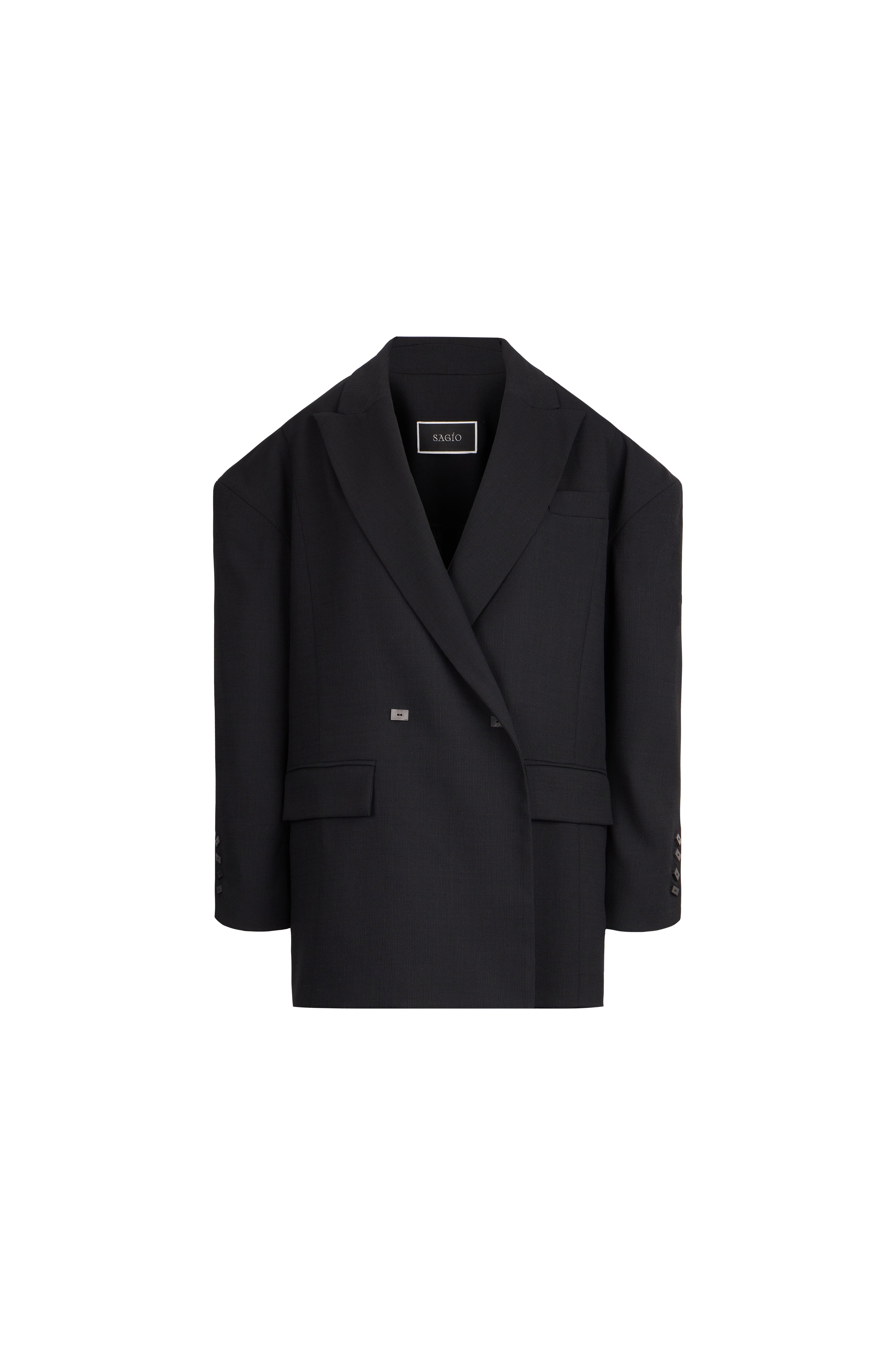 OVERSIZED DOUBLE-BREASTED BLAZER