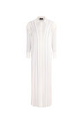 LONG TRANSPARENT PLANK DRESS