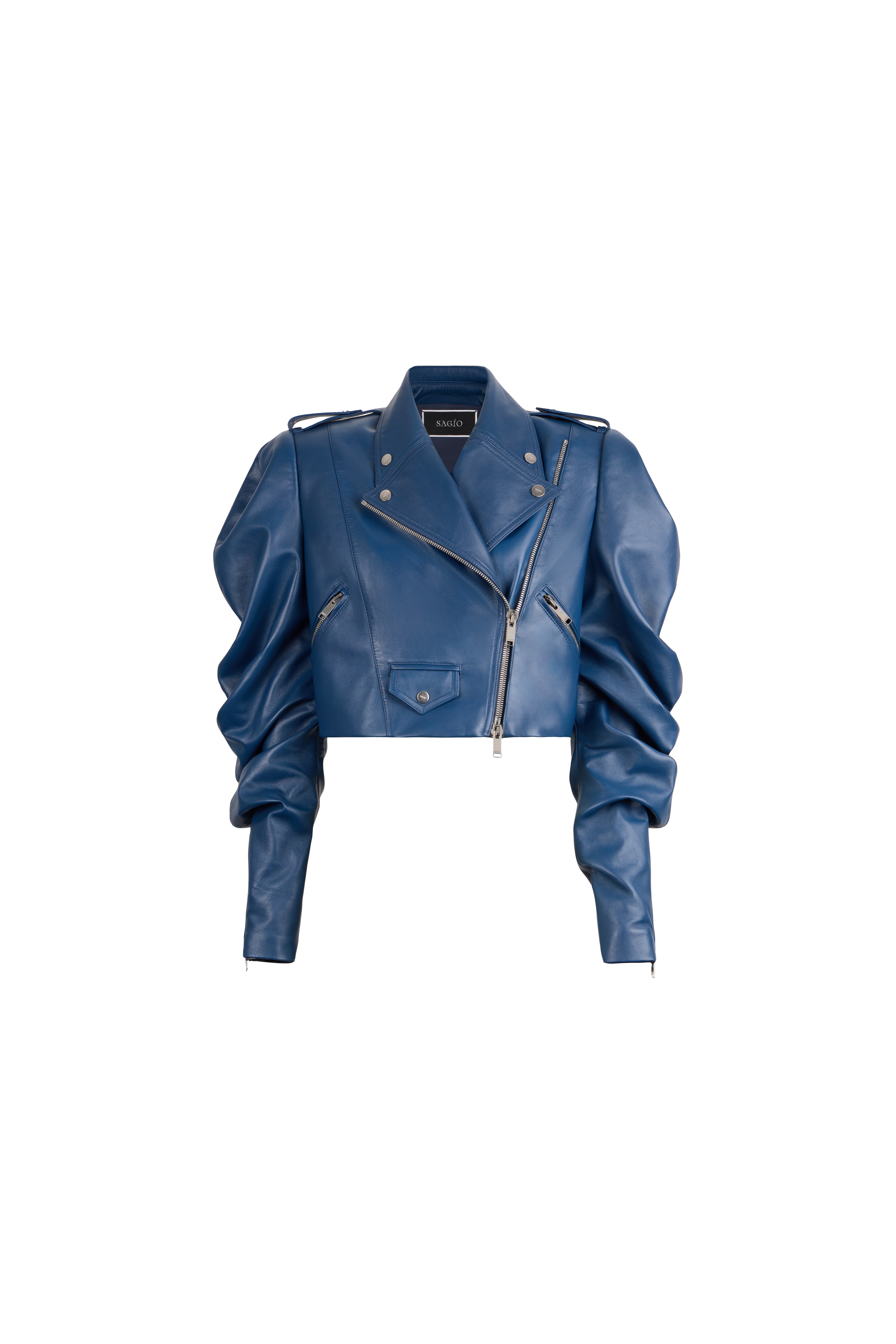 MEDUSA CROPPED LEATHER JACKET
