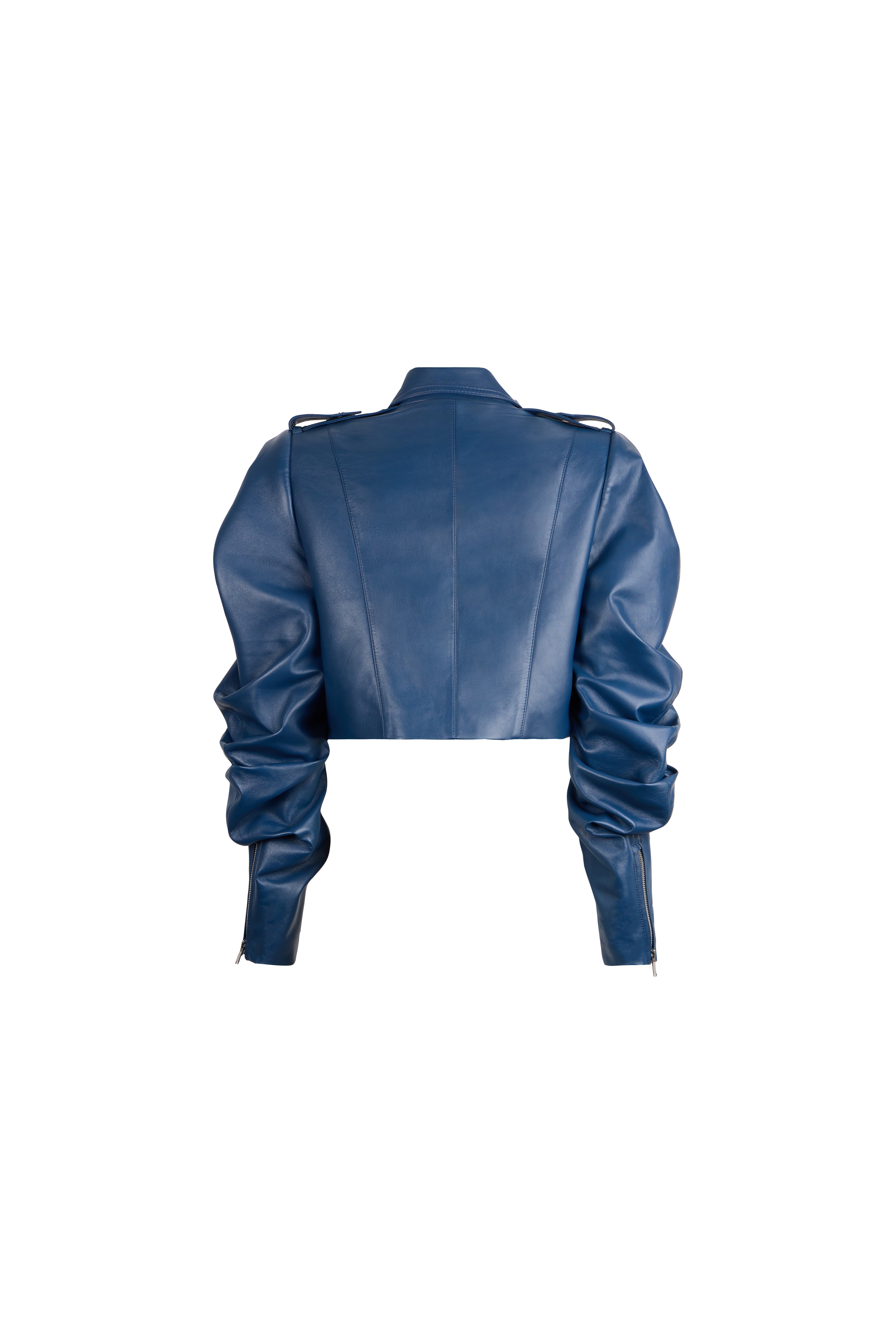 MEDUSA CROPPED LEATHER JACKET
