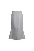 SCULPTED MIDI SKIRT