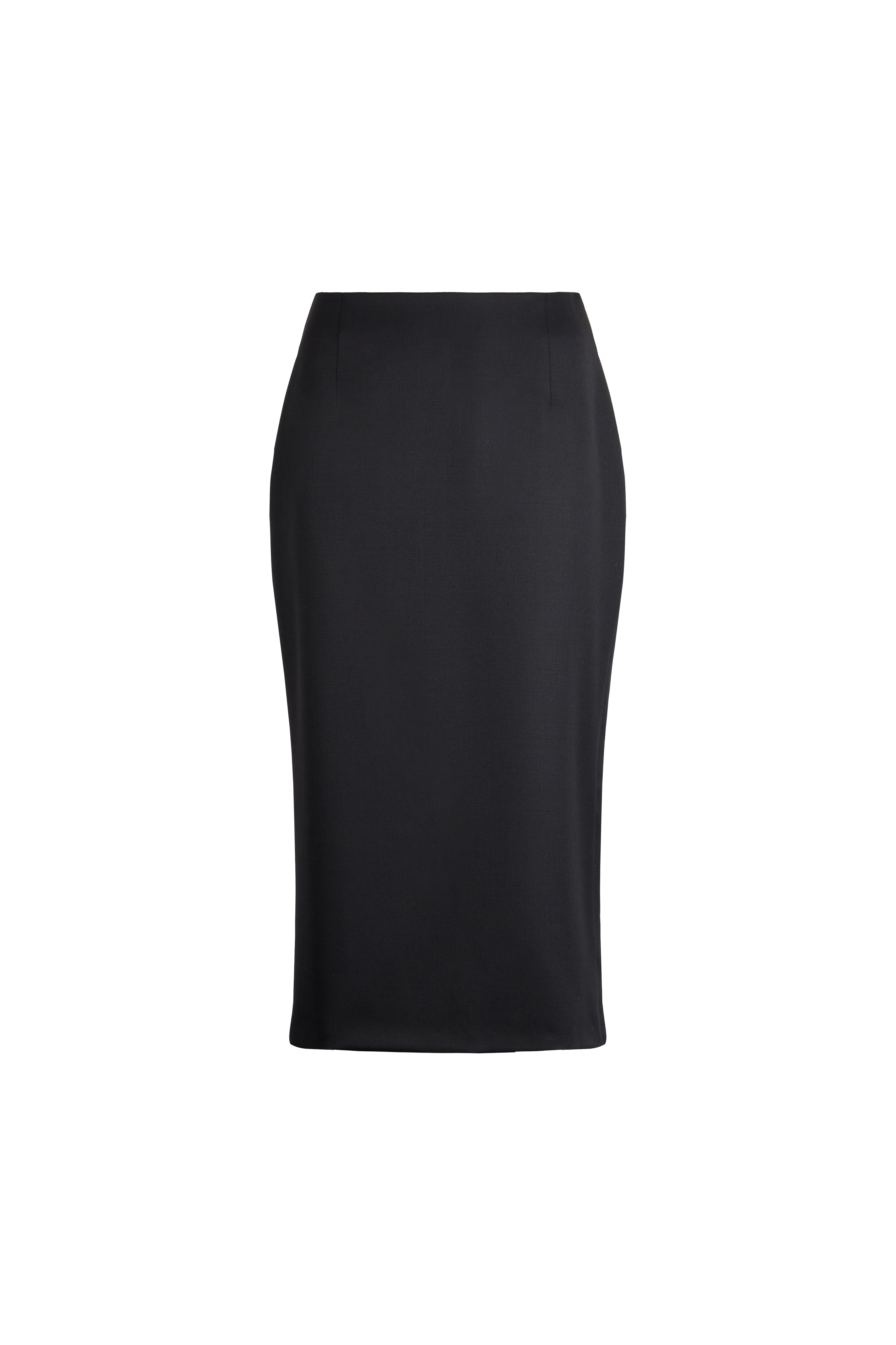 PLACKET OFFICE SKIRT