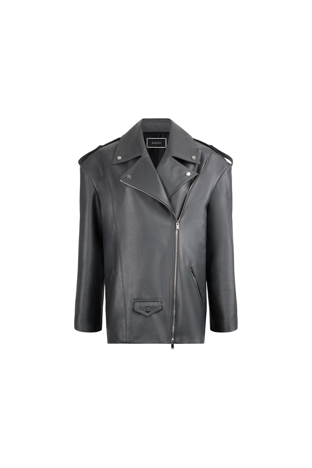 OVERSIZED LEATHER JACKET