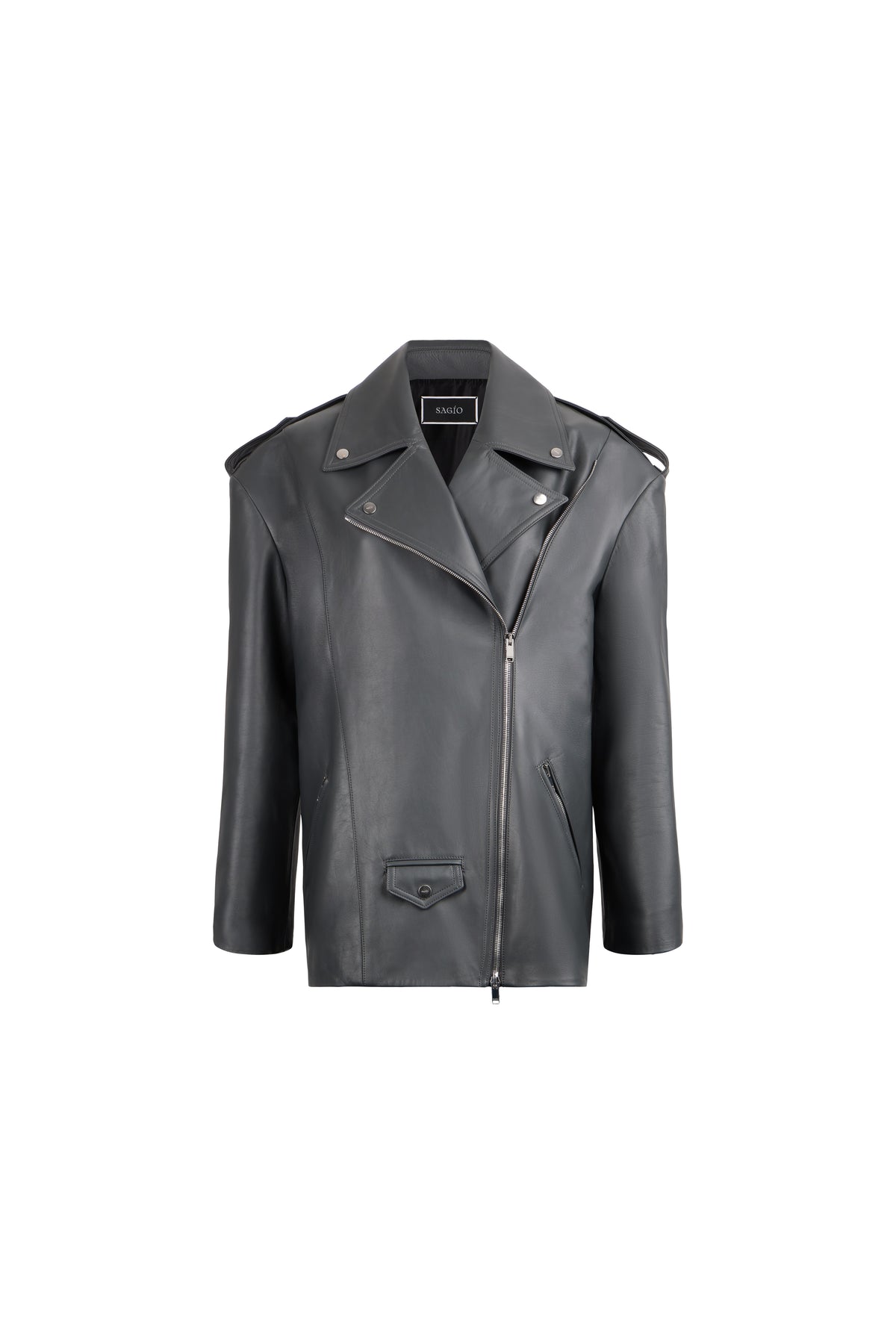 OVERSIZED LEATHER JACKET