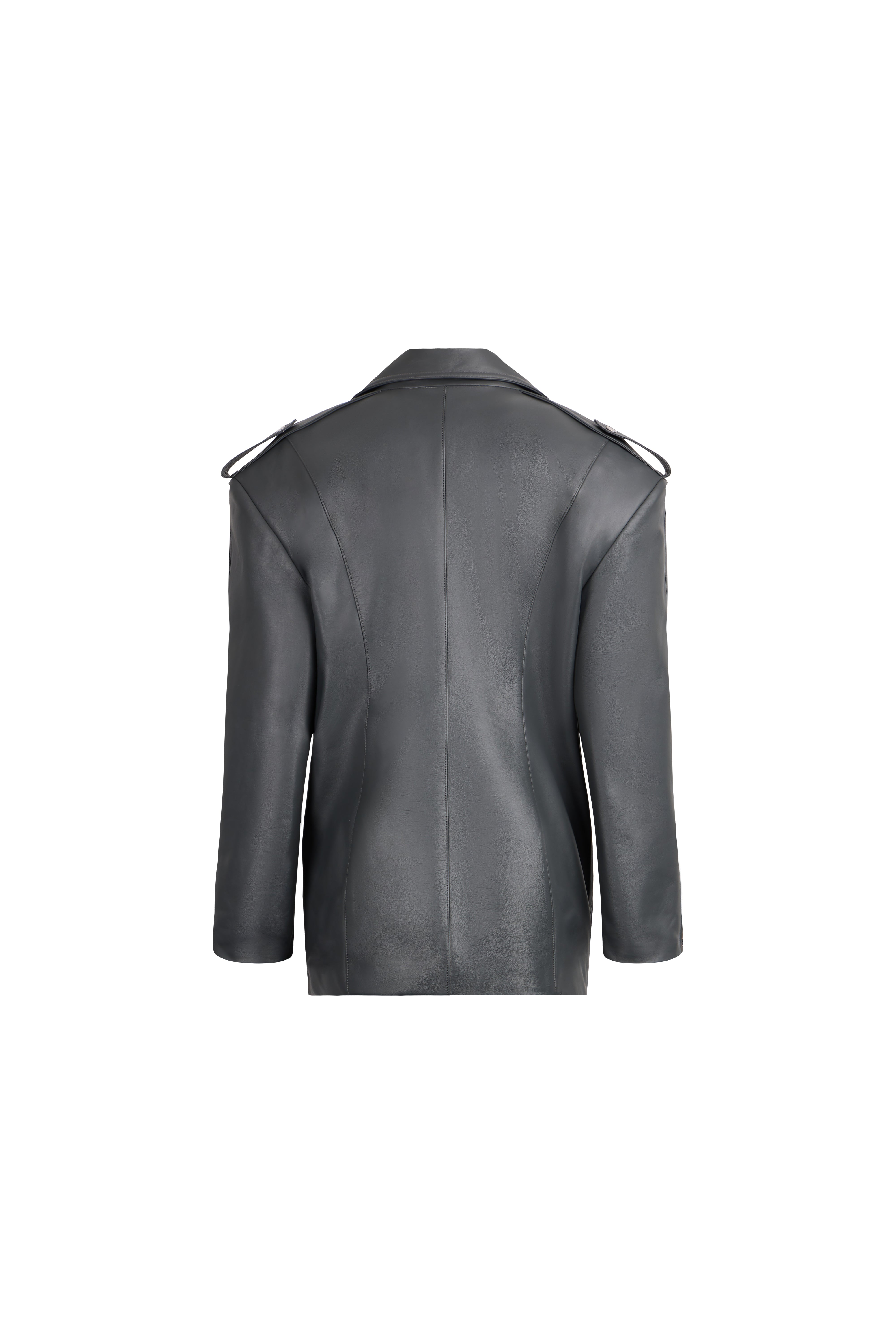 OVERSIZED LEATHER JACKET